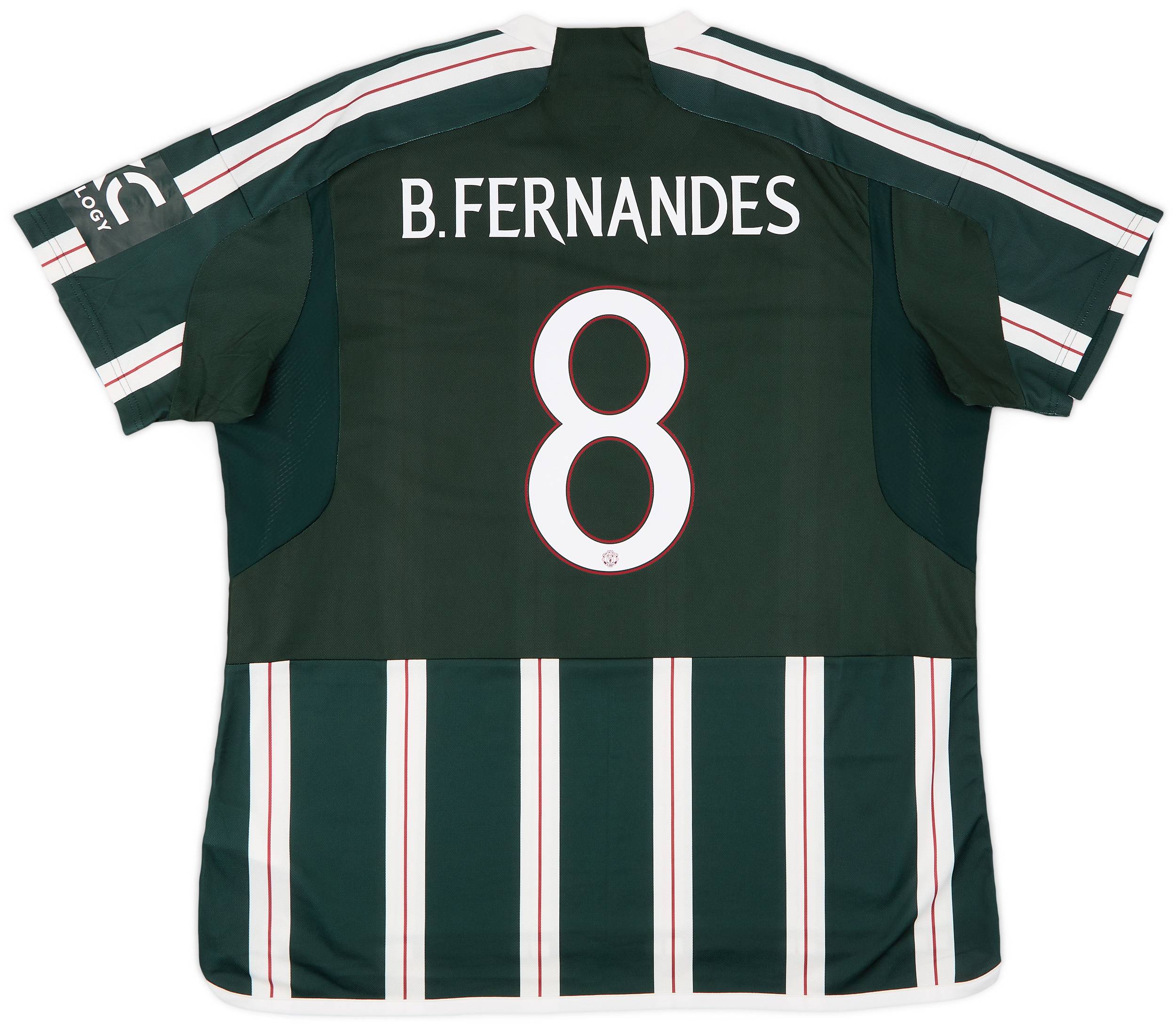 2023-24 Manchester United Away Shirt B.Fernandes #8 - 9/10 - (XXL)