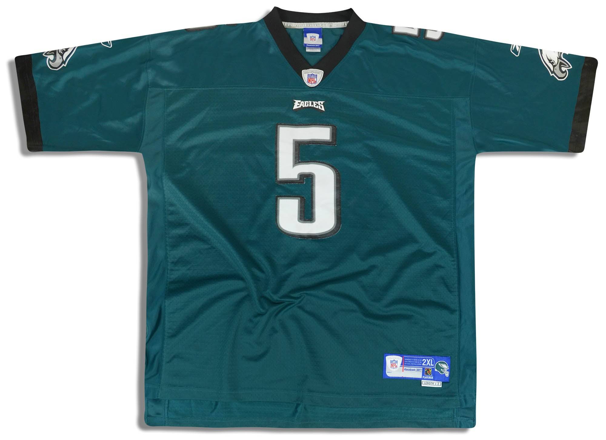 2005-06 Philadelphia Eagles McNabb #5 Reebok Premier Jersey (Home) XXL