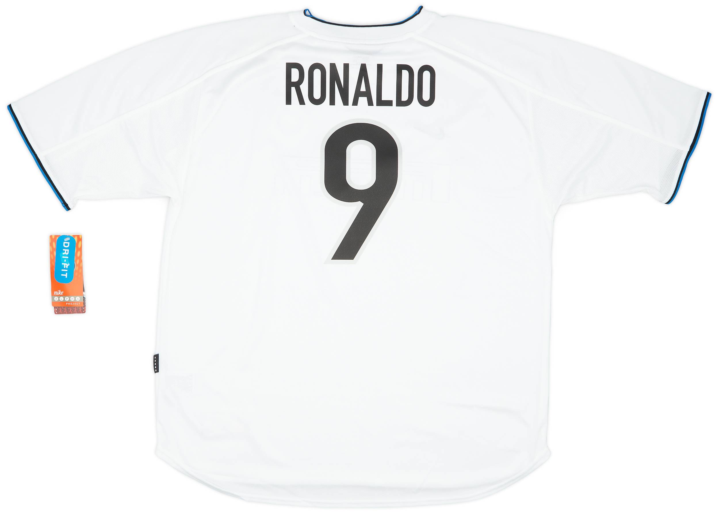 1999-00 Inter Milan Away Shirt Ronaldo #9 (XXL)