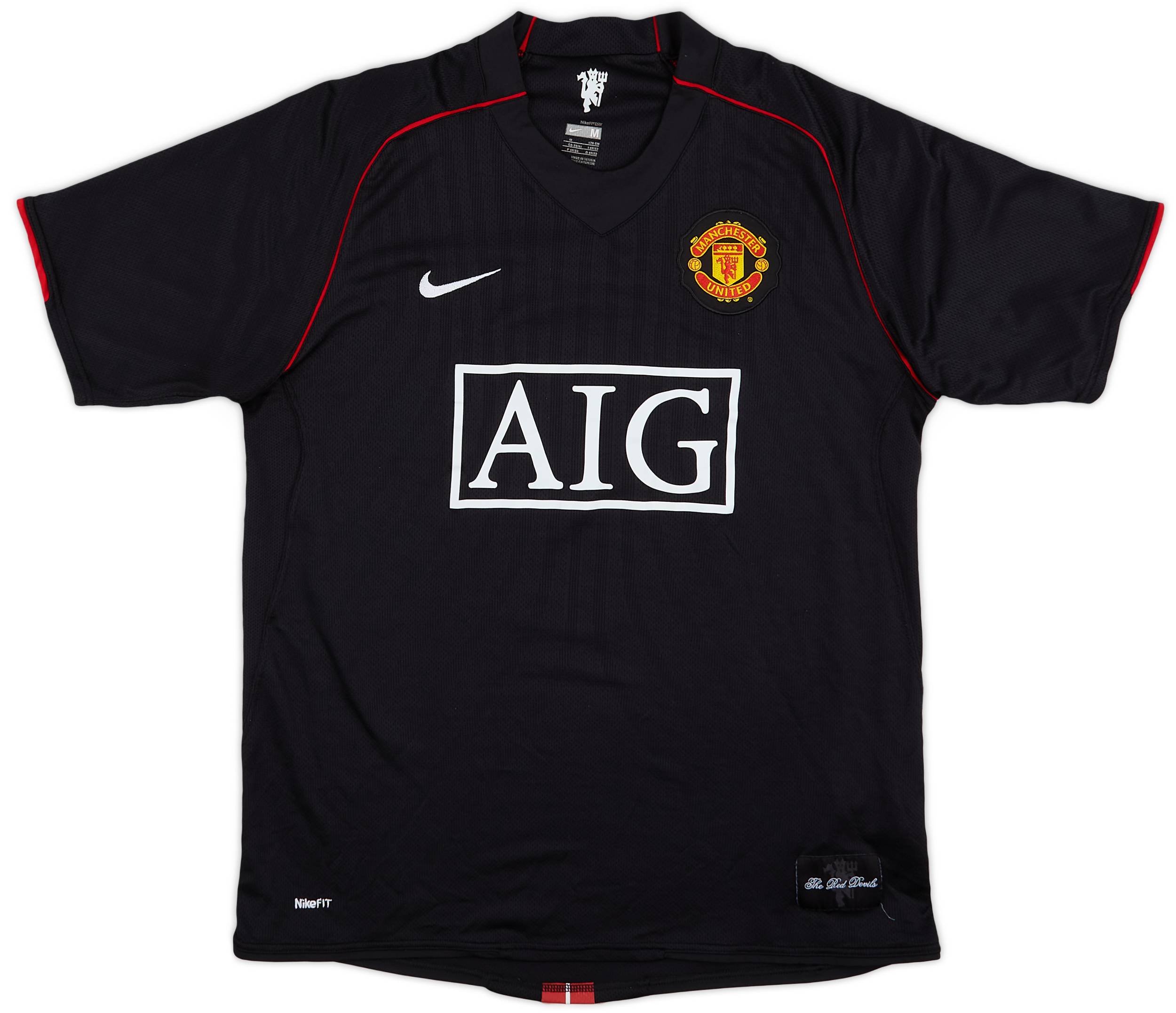 2007-08 Manchester United Away Shirt #8 - 8/10 - (M)