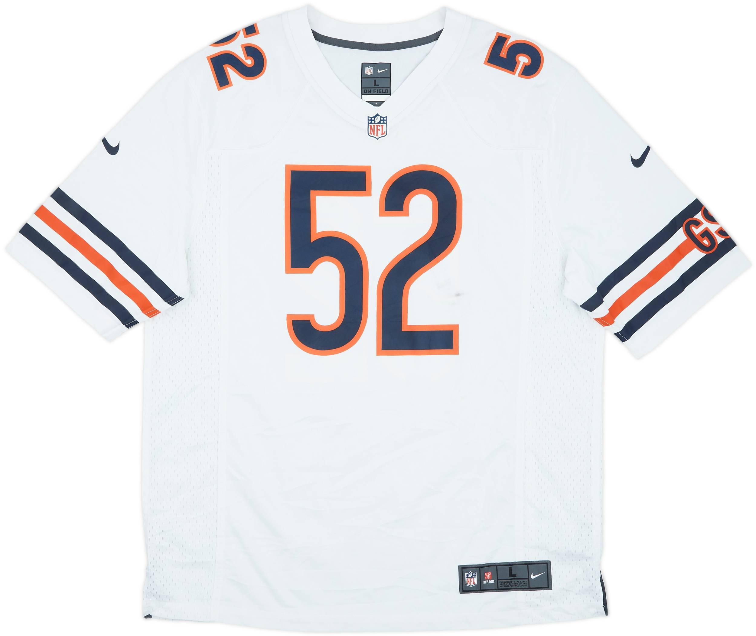 2018-21 Chicago Bears Mack #52 Nike Game Away Jersey - 6/10 - (L)