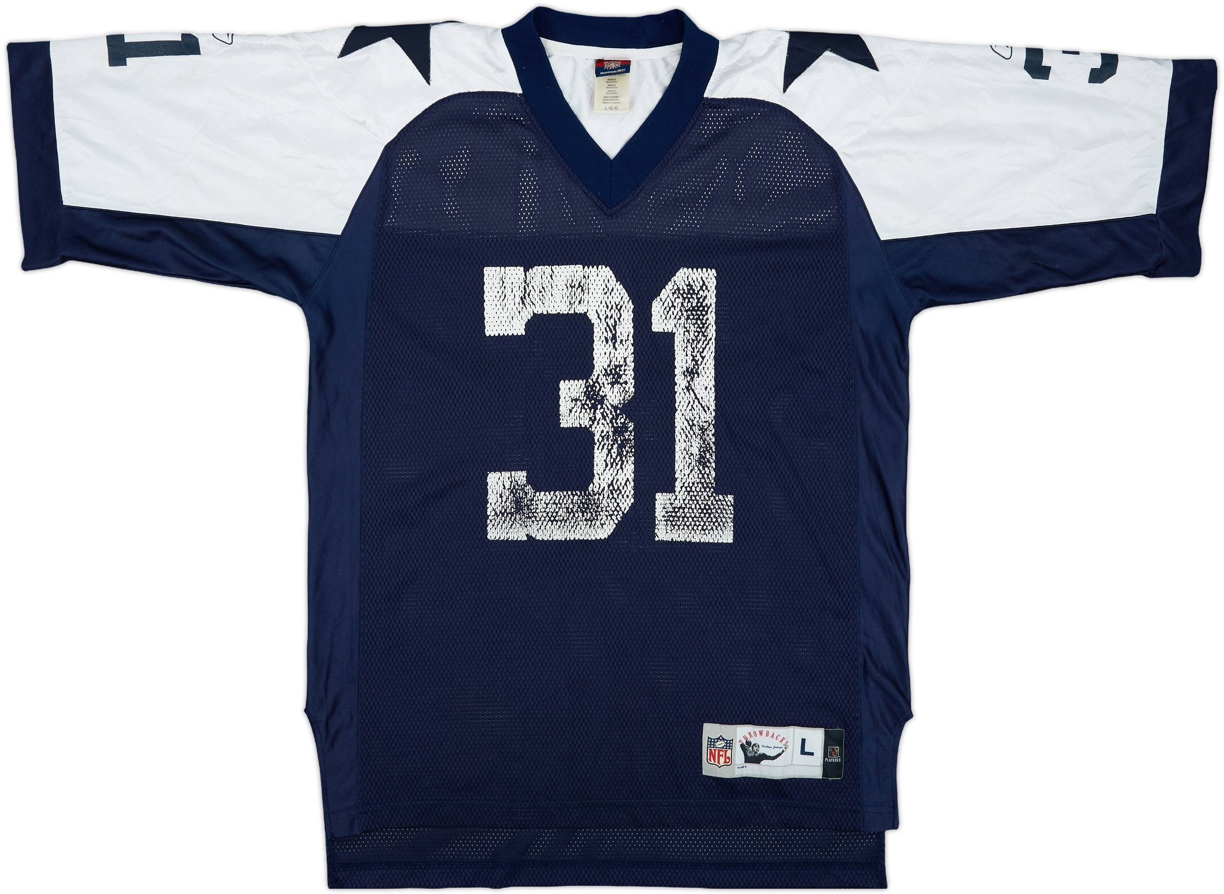 2005-06 Dallas Cowboys R.Williams #31 Reebok Throwback Jersey - 4/10 - (L)