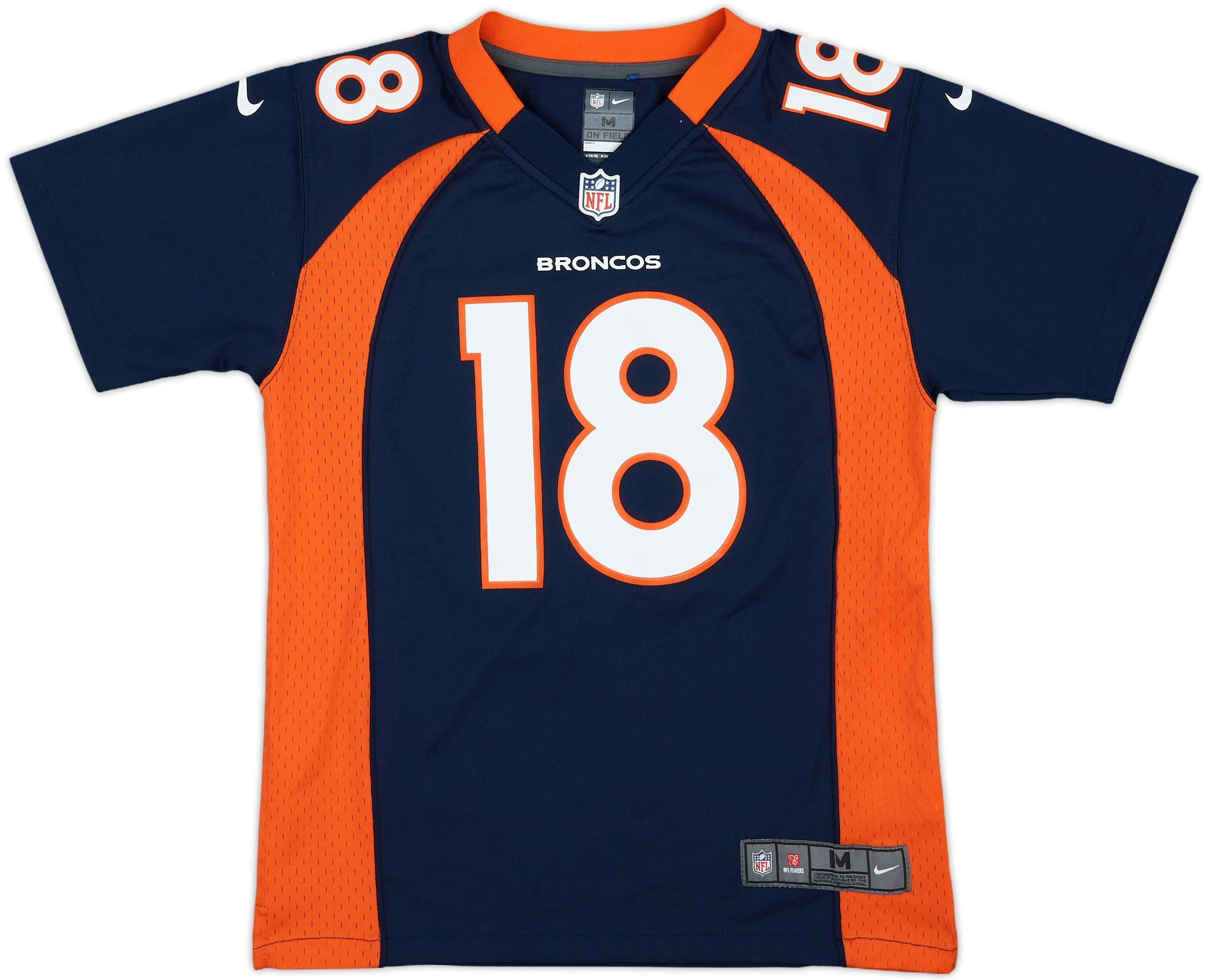 2012 Denver Broncos Manning #18 Nike Game Alternate Jersey 9/10