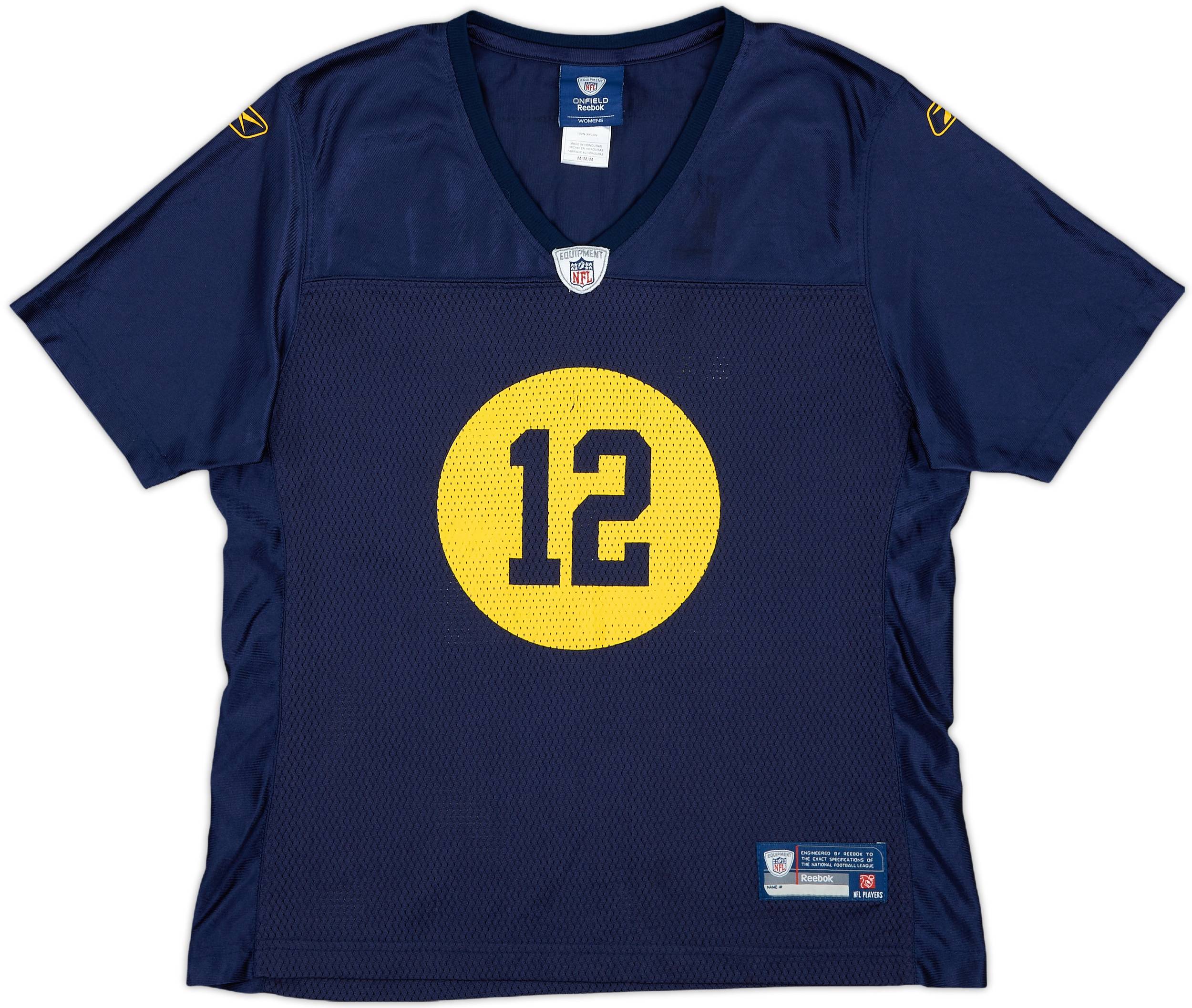 2010-11 Green Bay Packers Rodgers #12 Reebok On Field Alternate Jersey Womens - 8/10 - (M)