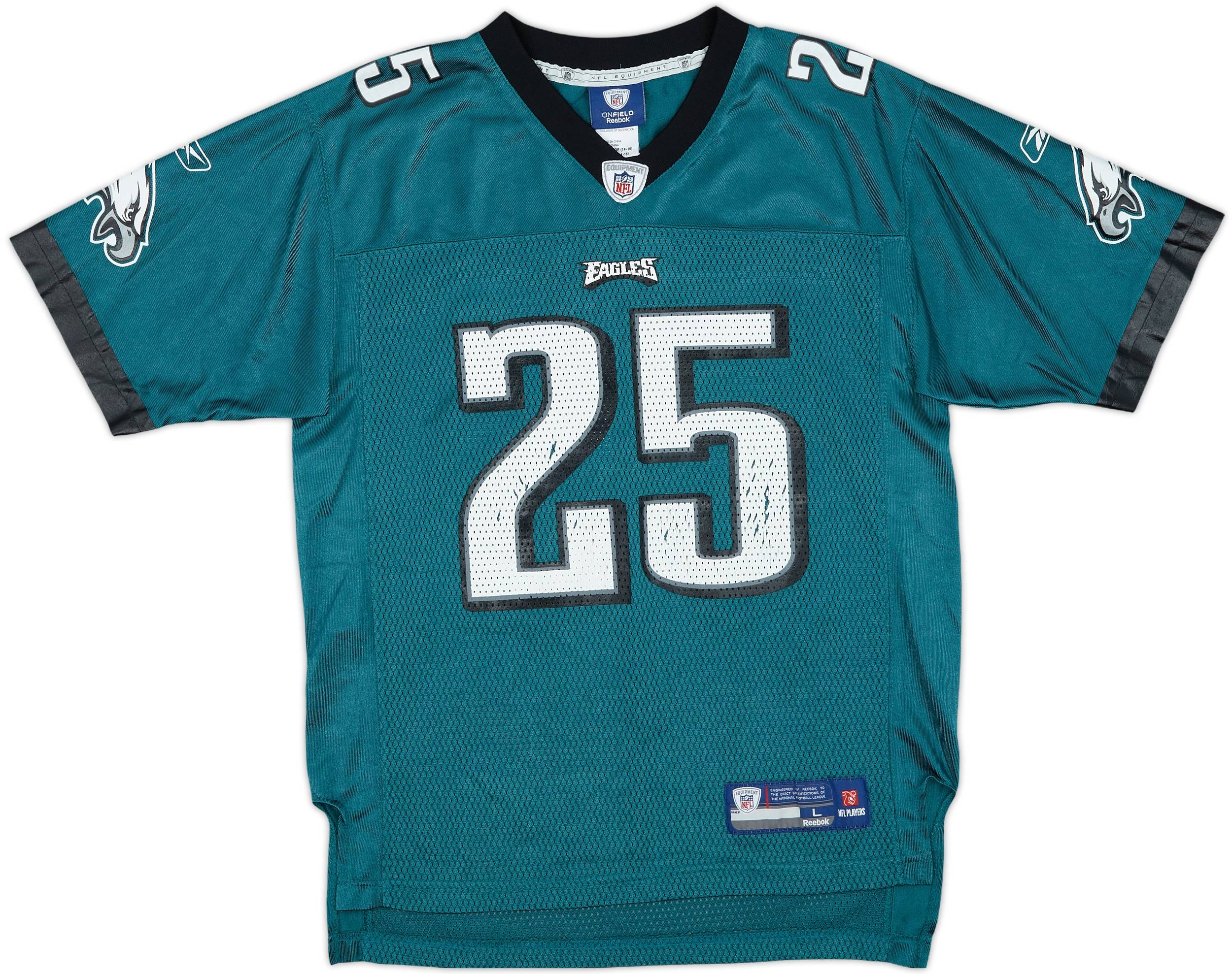 2010-11 Philadelphia Eagles McCoy #25 Reebok On Field Home Jersey