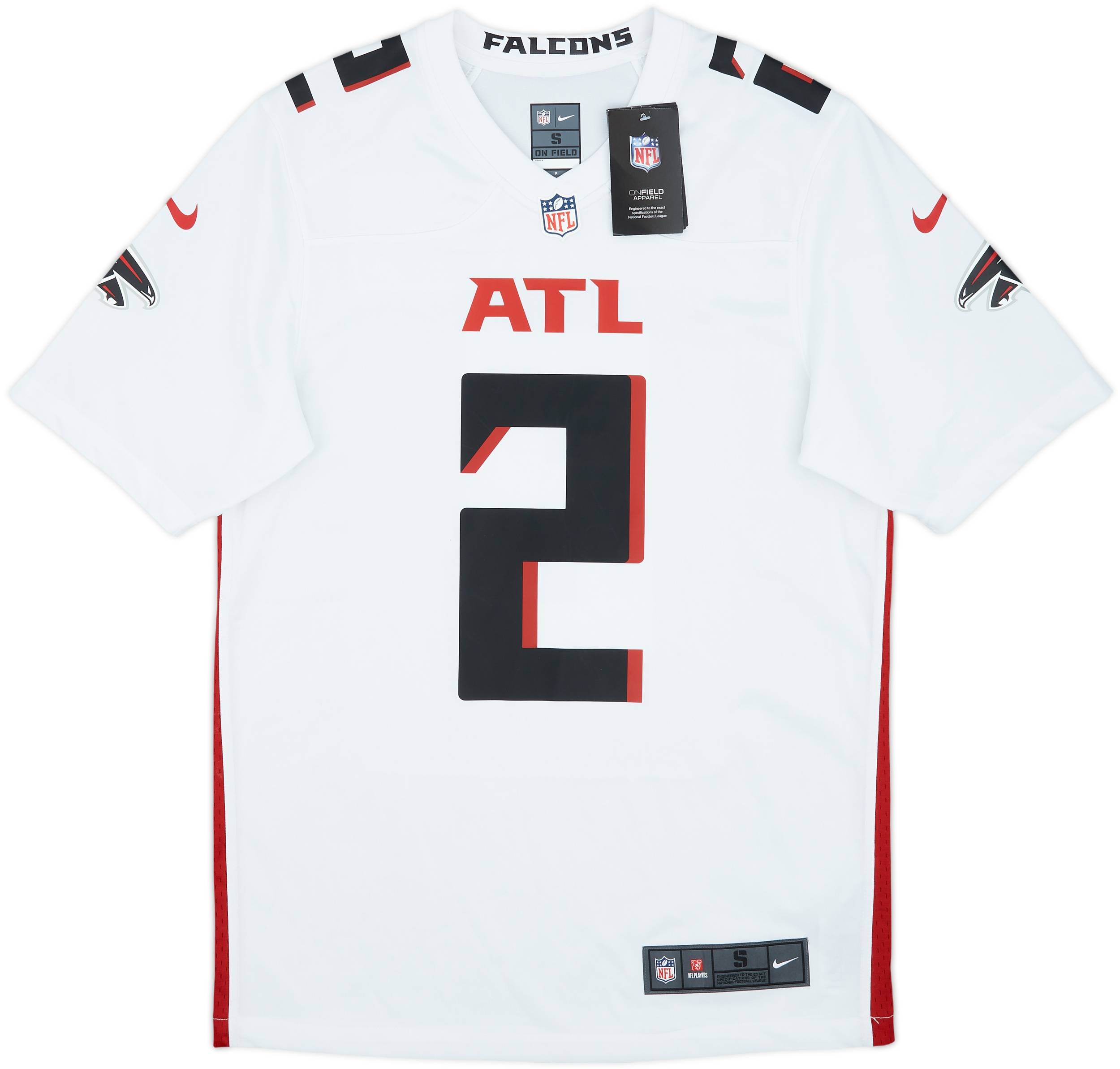 2020-21 Atlanta Falcons Ryan #2 Nike Game Away Jersey (S)