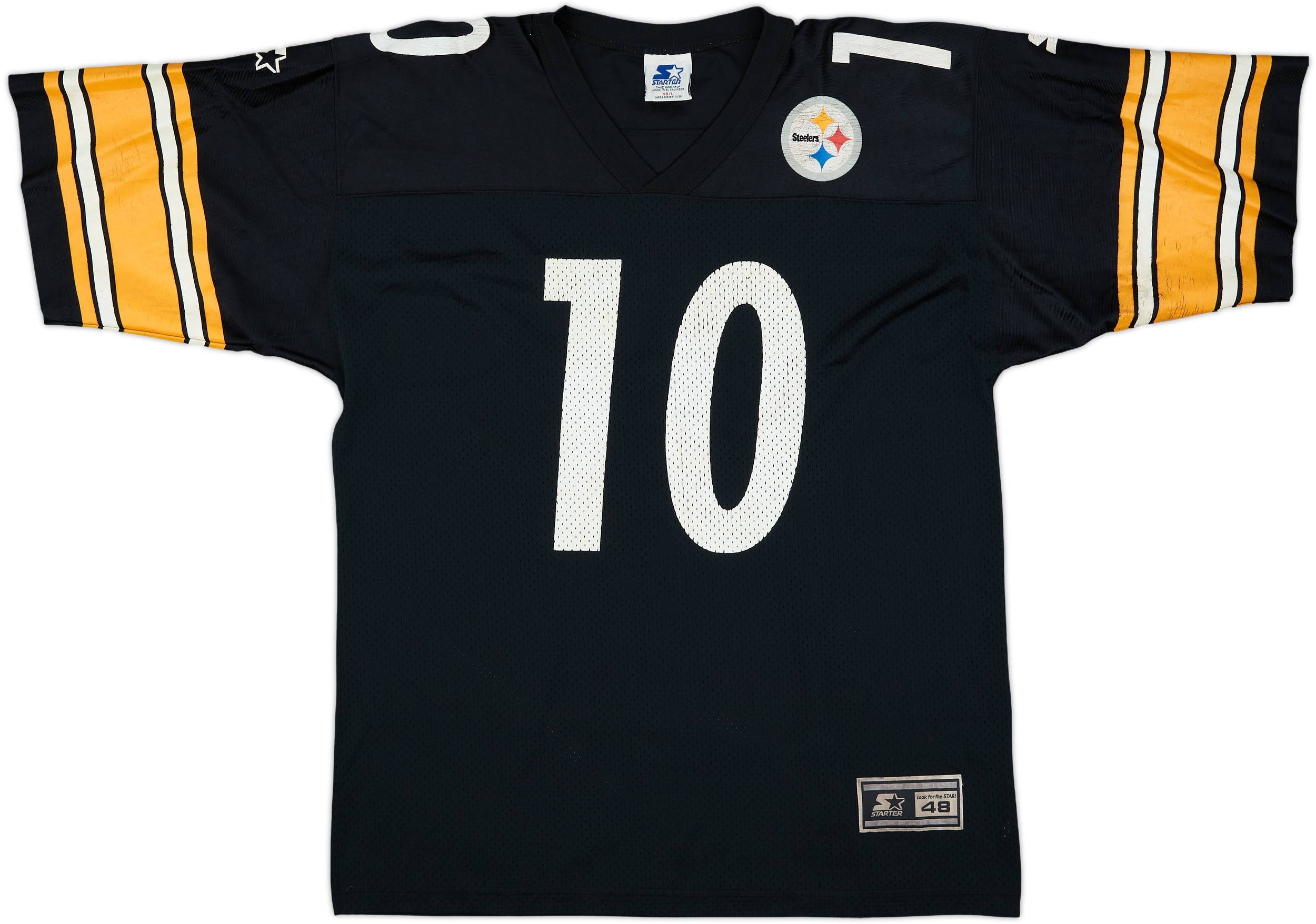 1997-98 Pittsburgh Steelers Stewart #10 Starter Home Jersey - 5/10 - (L)