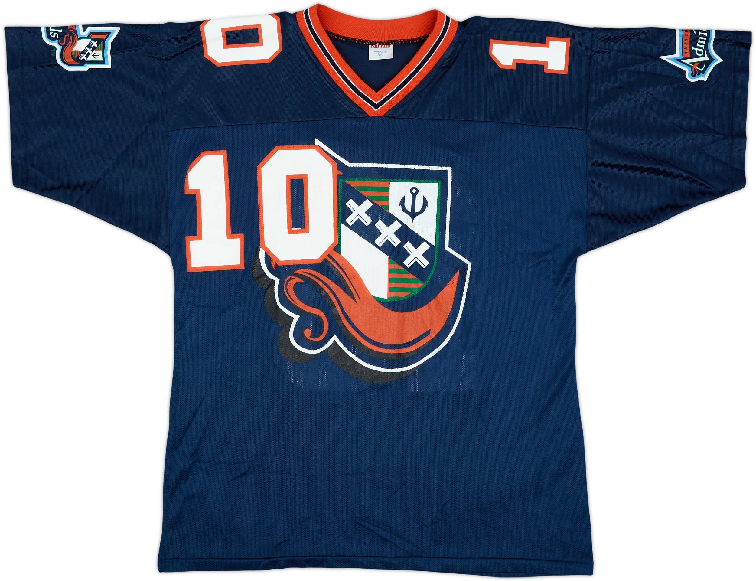 1997 Amsterdam Admirals #10 Fab-Knit Home Jersey - 9/10 - (XL)