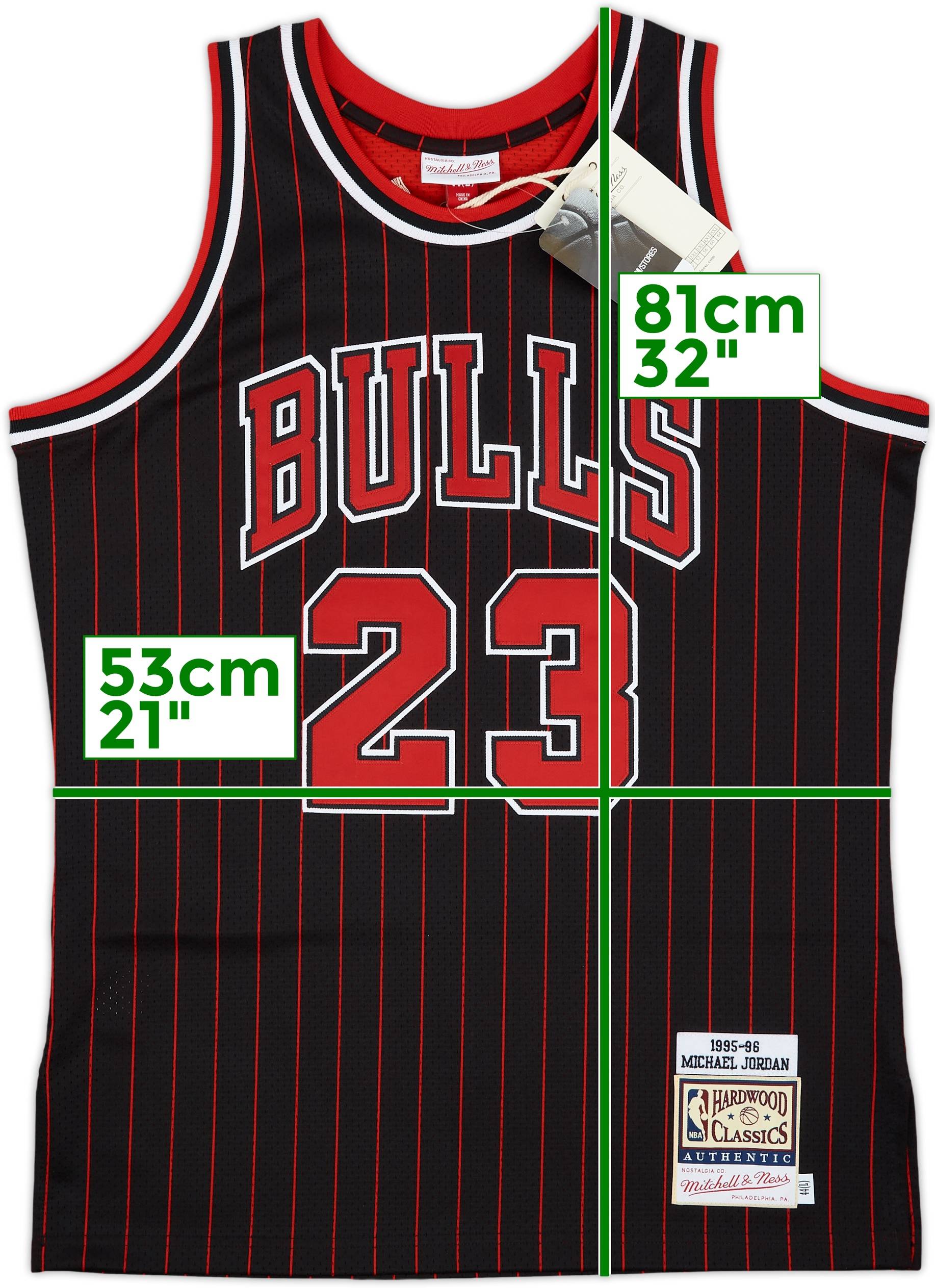1995-96 Chicago Bulls Jordan #23 Mitchell & Ness Authentic