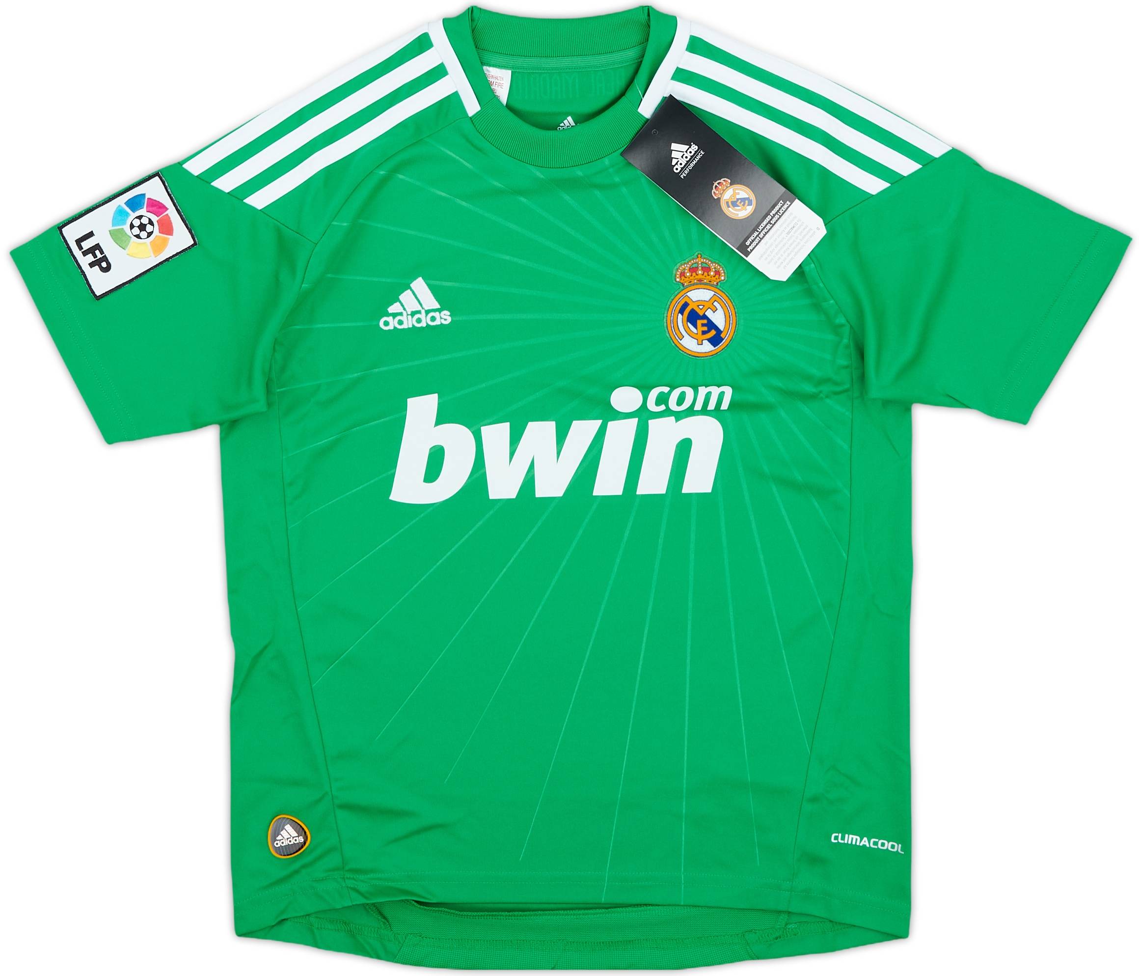 2010-11 Real Madrid GK S/S Shirt (7-8 Years)