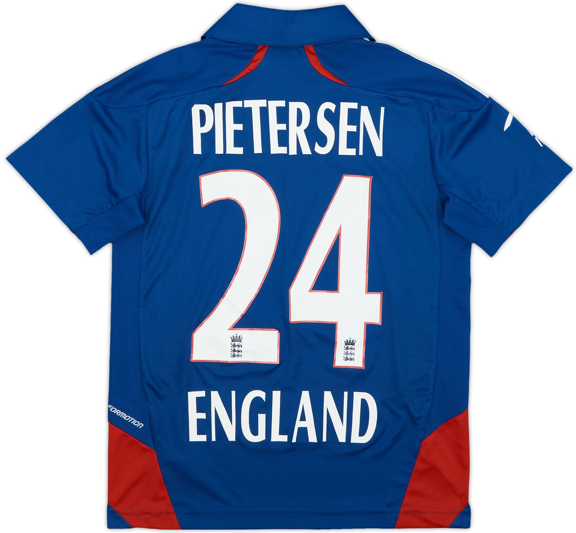 2012 England adidas Cricket Shirt Pietersen #24 (M.Boys)