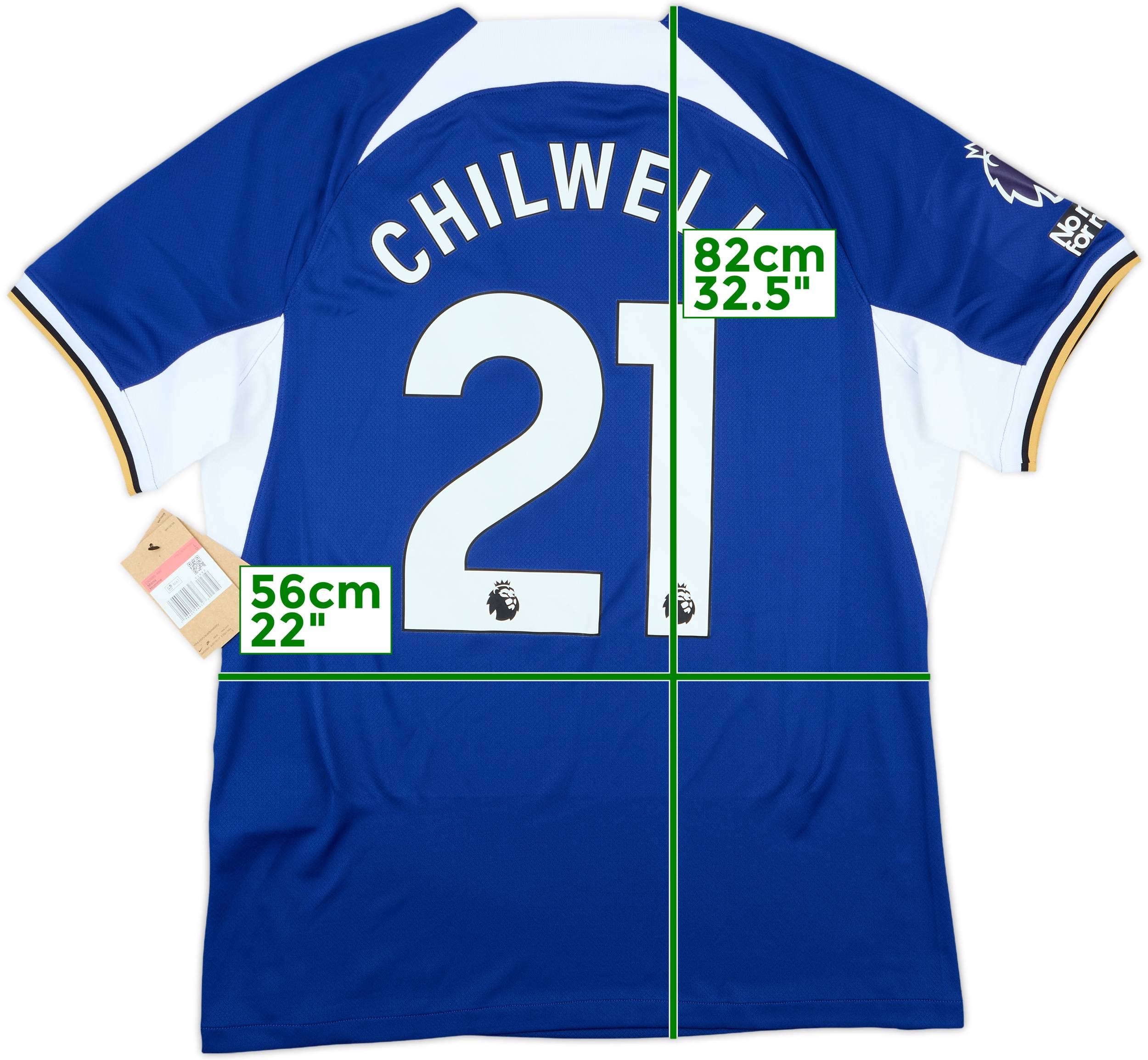 2023-24 Chelsea Home Shirt Chilwell #21 (L)