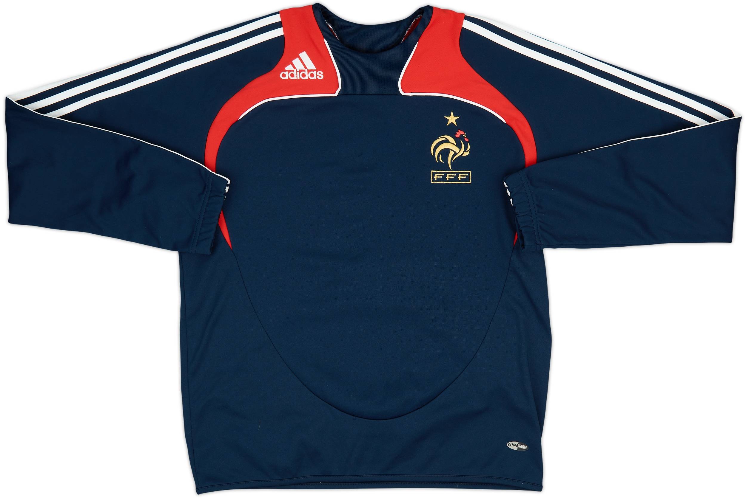 2007-08 France adidas Sweat Top - 9/10 - (S)