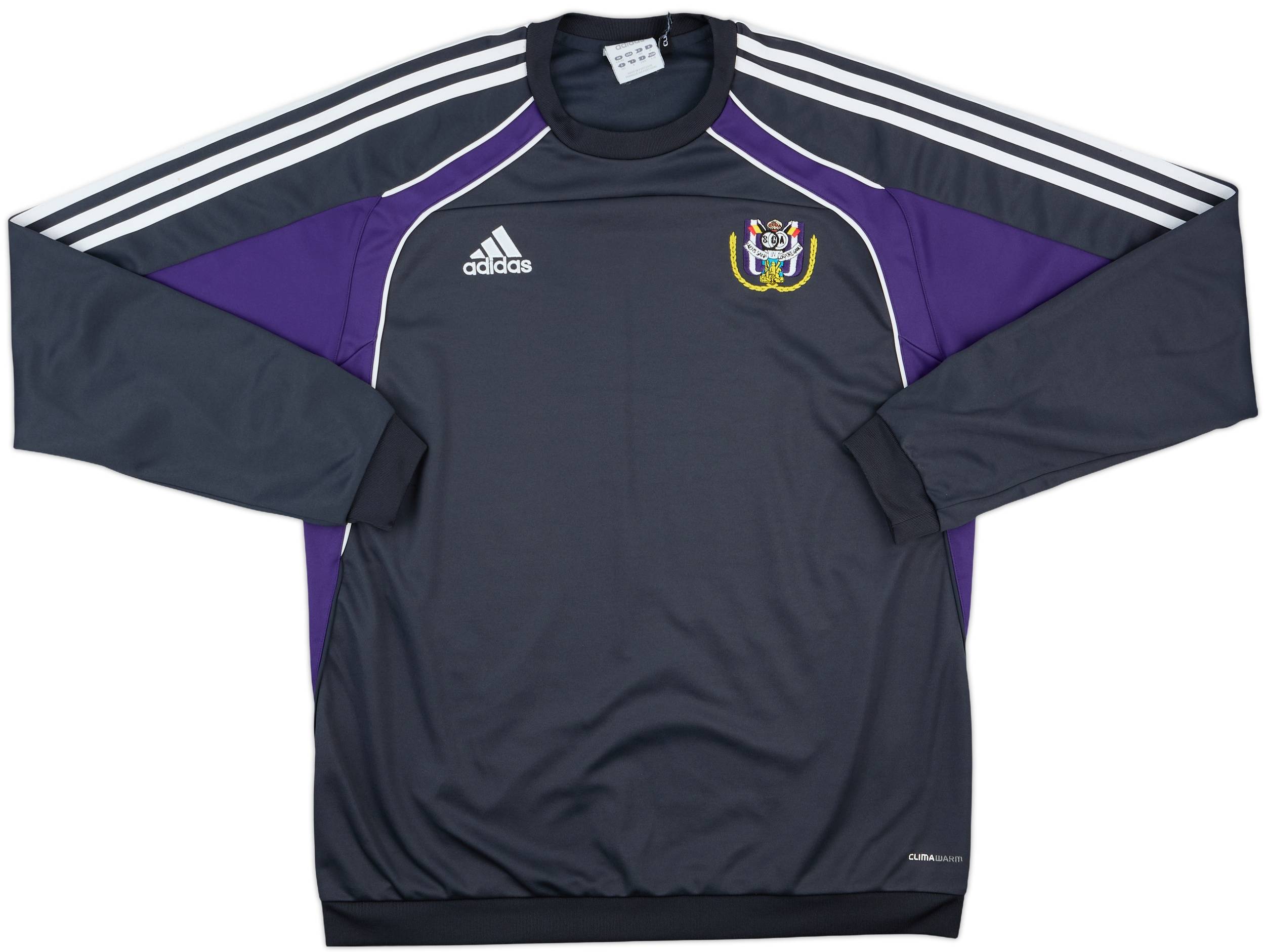2011-12 Anderlecht adidas Sweat Top - 8/10 - (L/XL)