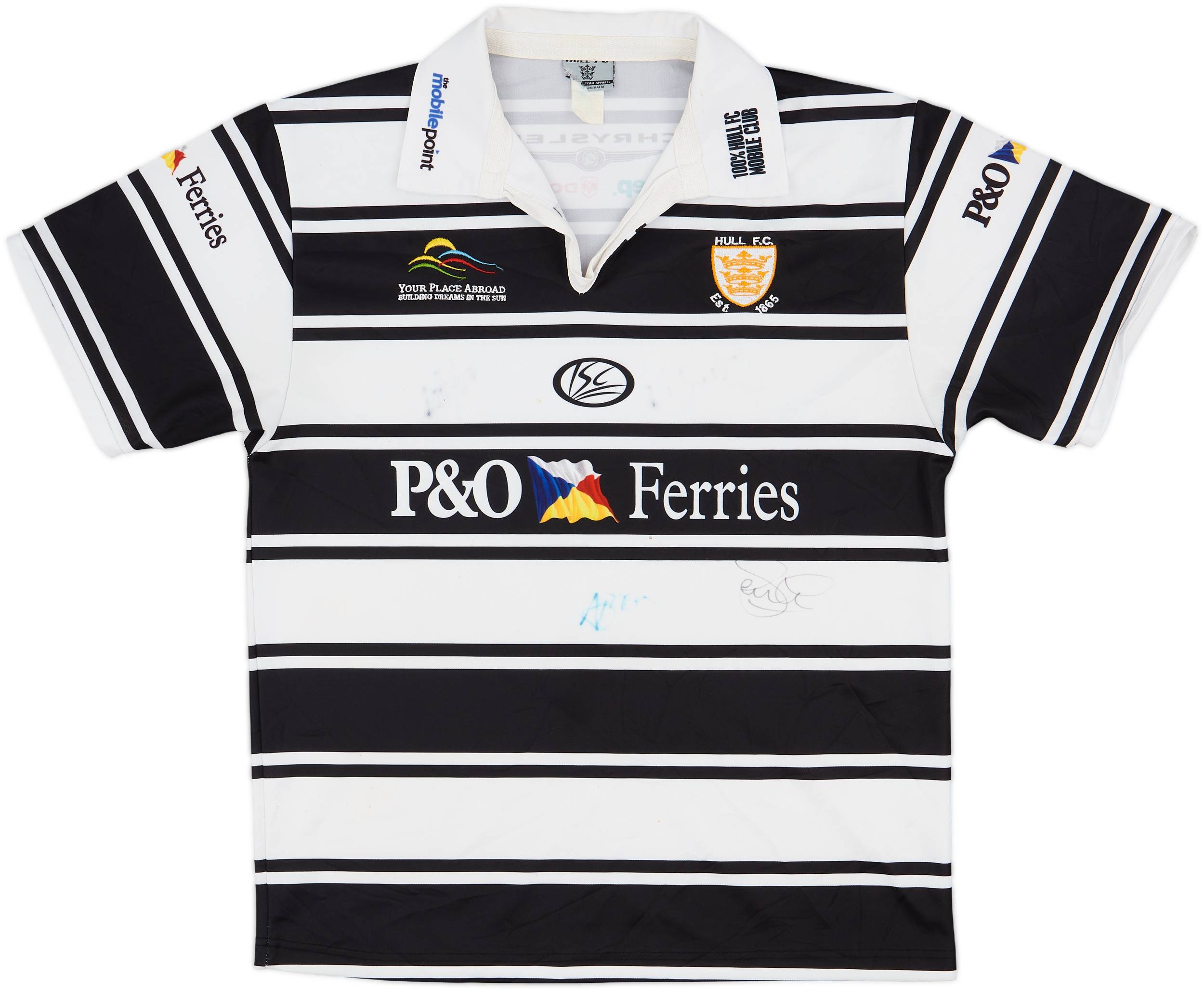 2010s Hull FC Rugby Signed Home Shirt - 7/10 - (M)