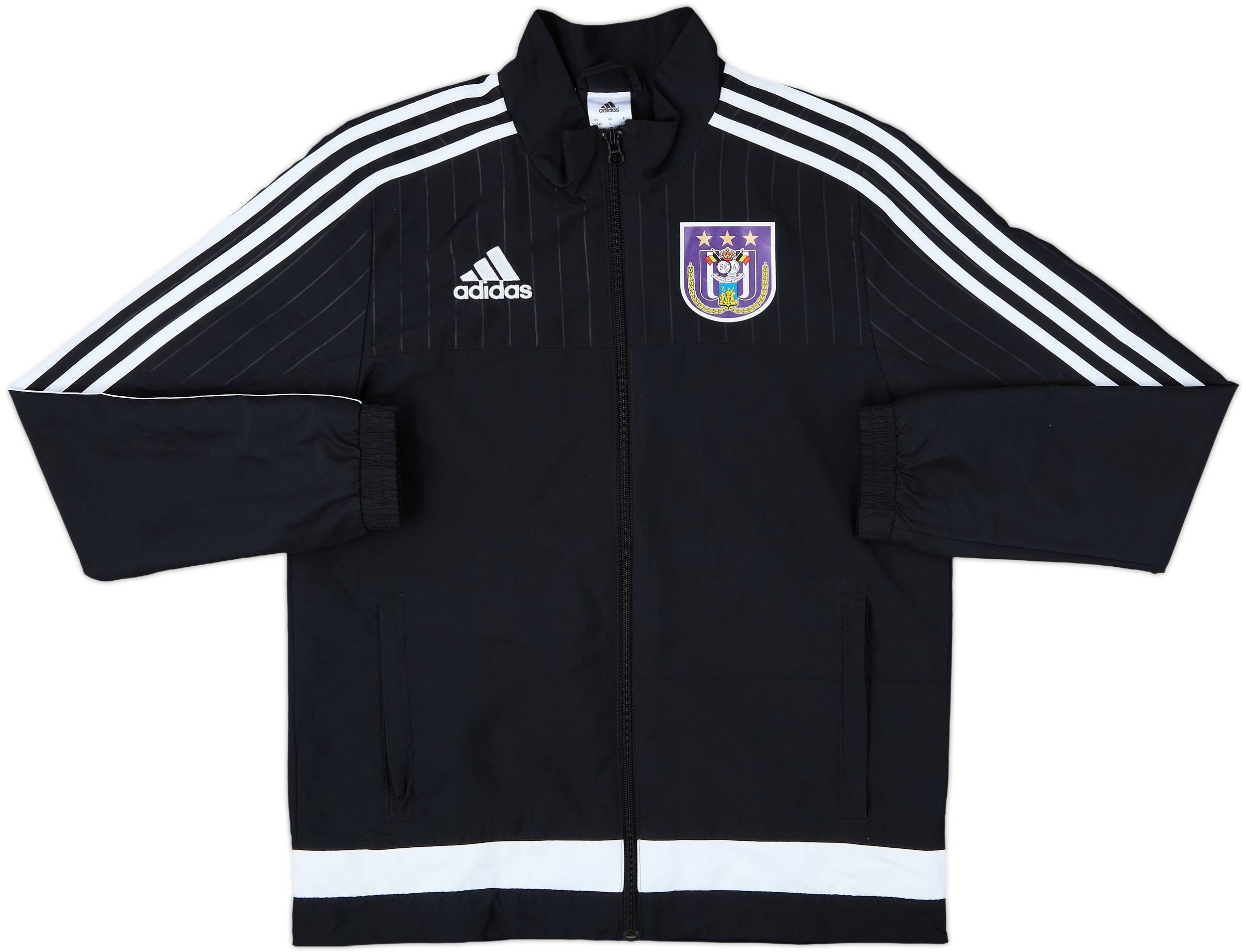 2014-15 Anderlecht adidas Track Jacket - 9/10 - (L.Boys)