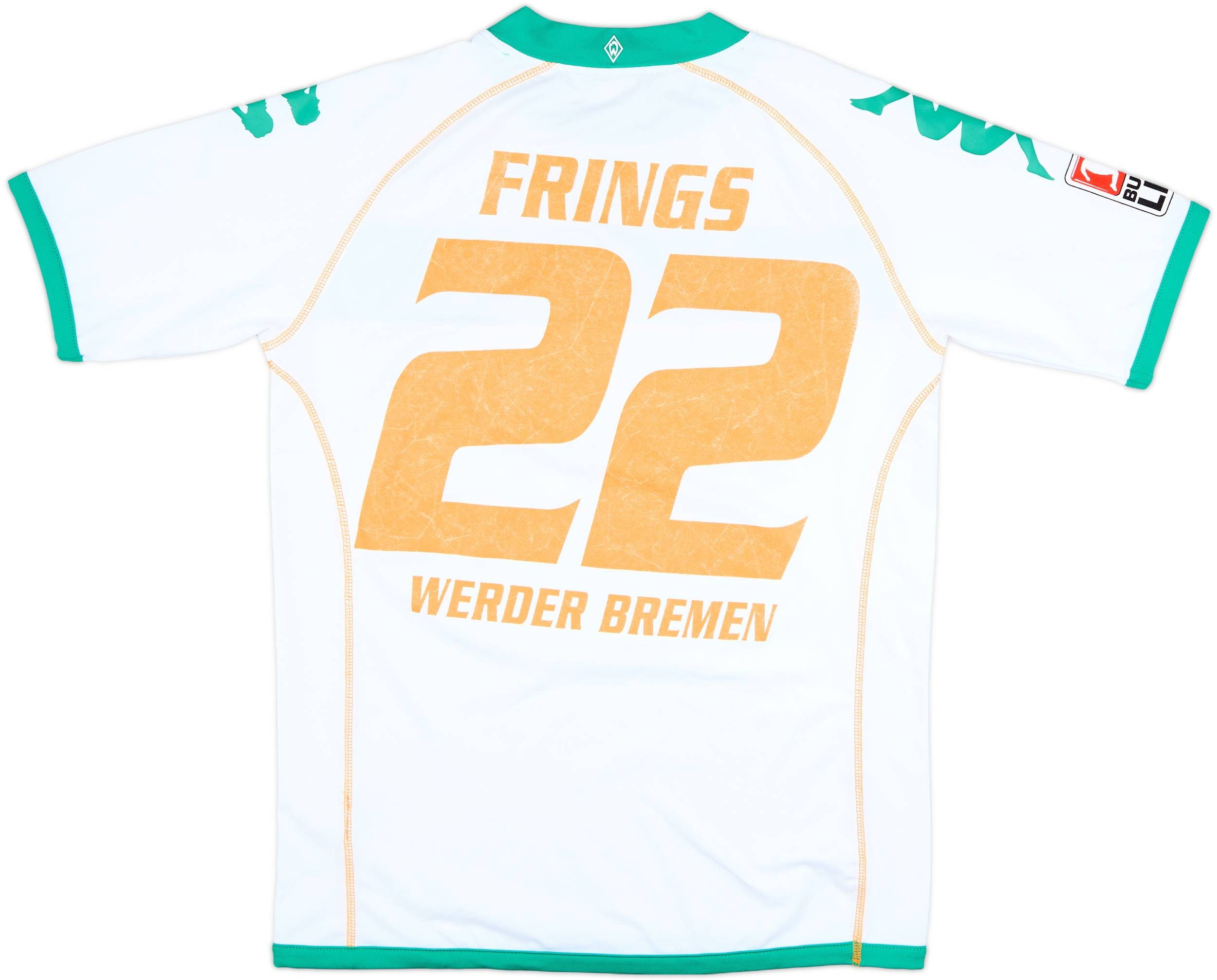 2008-09 Werder Bremen Home Shirt Frings #22 - 7/10 - (M)