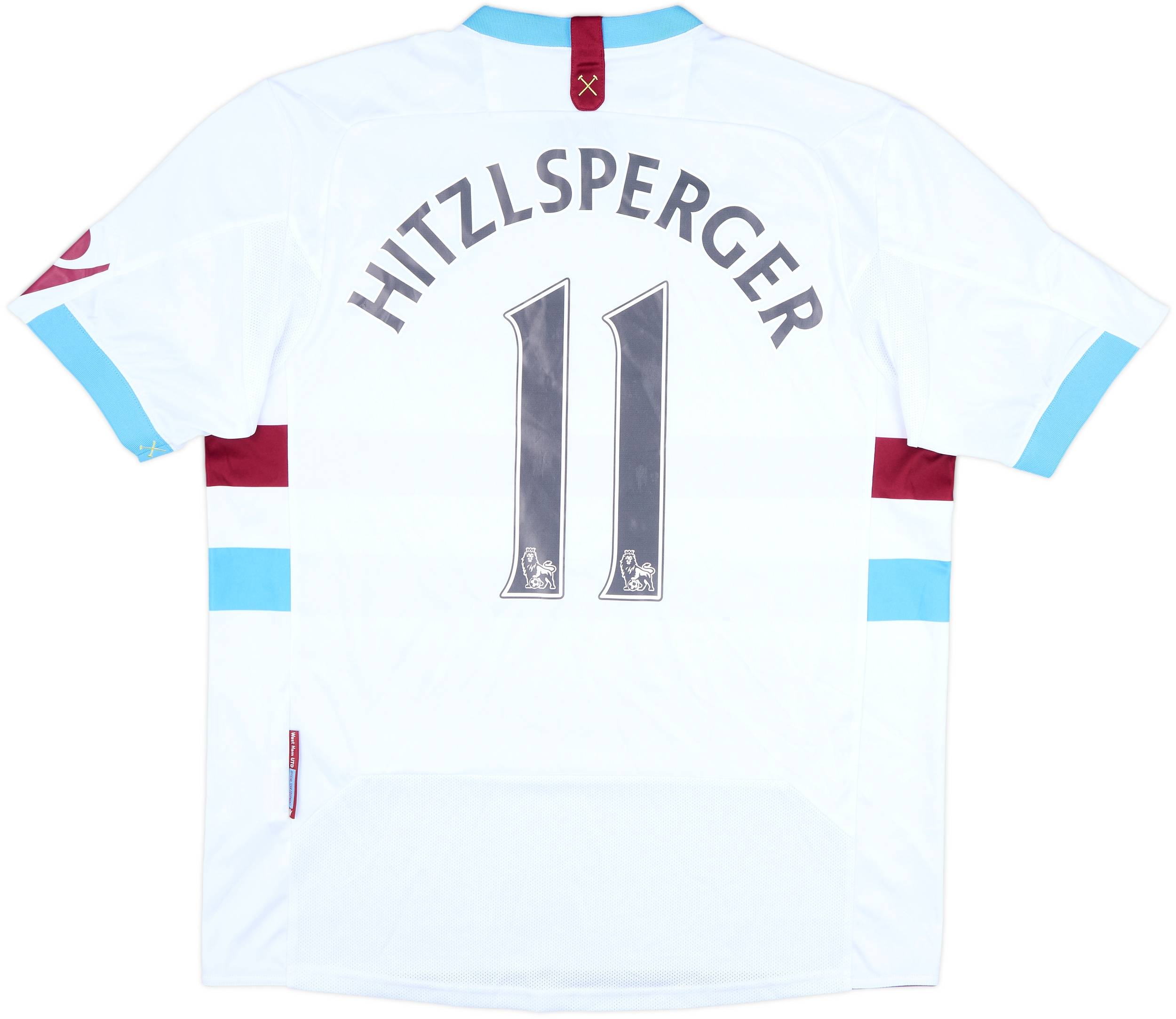2010-11 West Ham Away Shirt Hitzlsperger #11 - 7/10 - (XL)