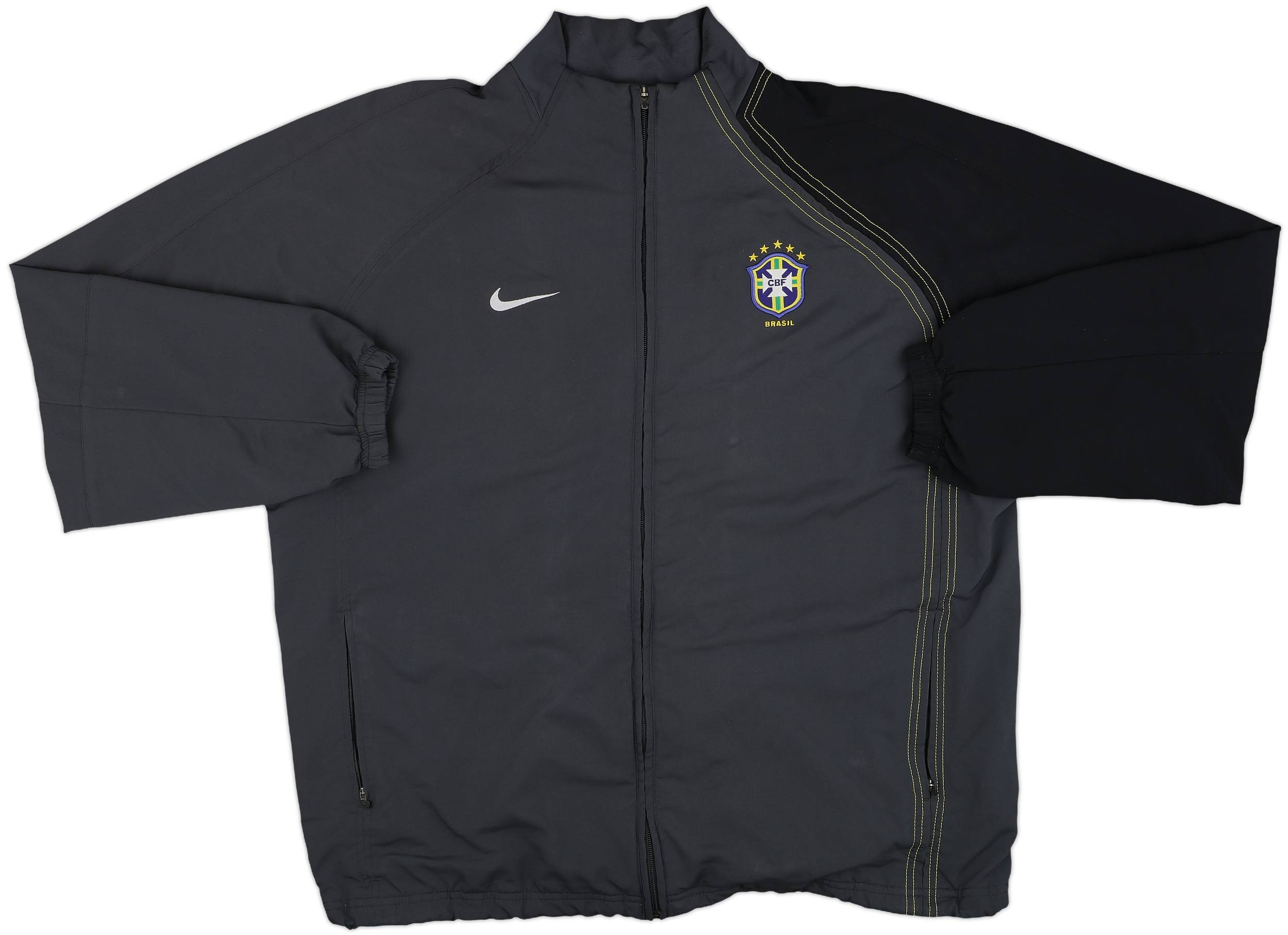 2005-06 Brazil Nike Track Jacket - 8/10 - (XL)