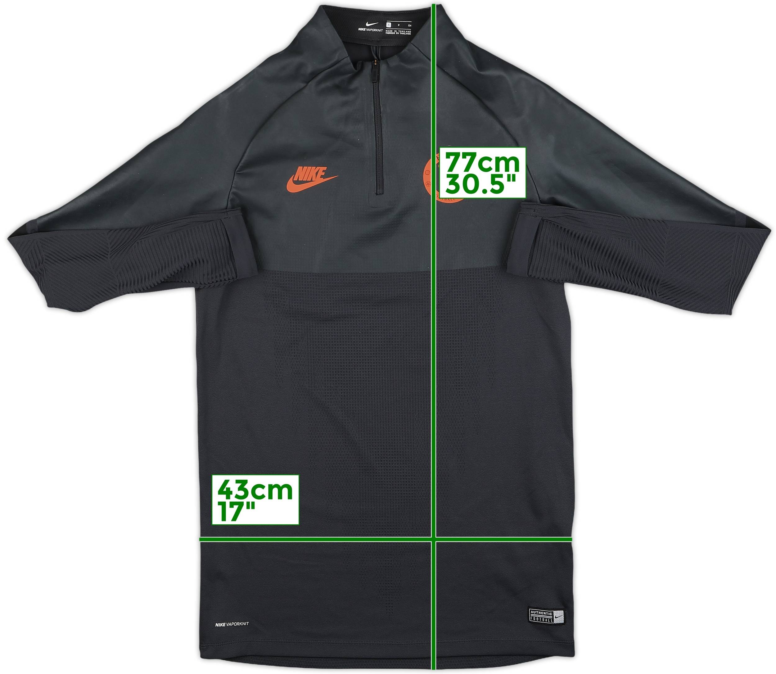 2019-20 Chelsea Nike Vaporknit 1/4 Zip Training Top - 8/10 - (S)