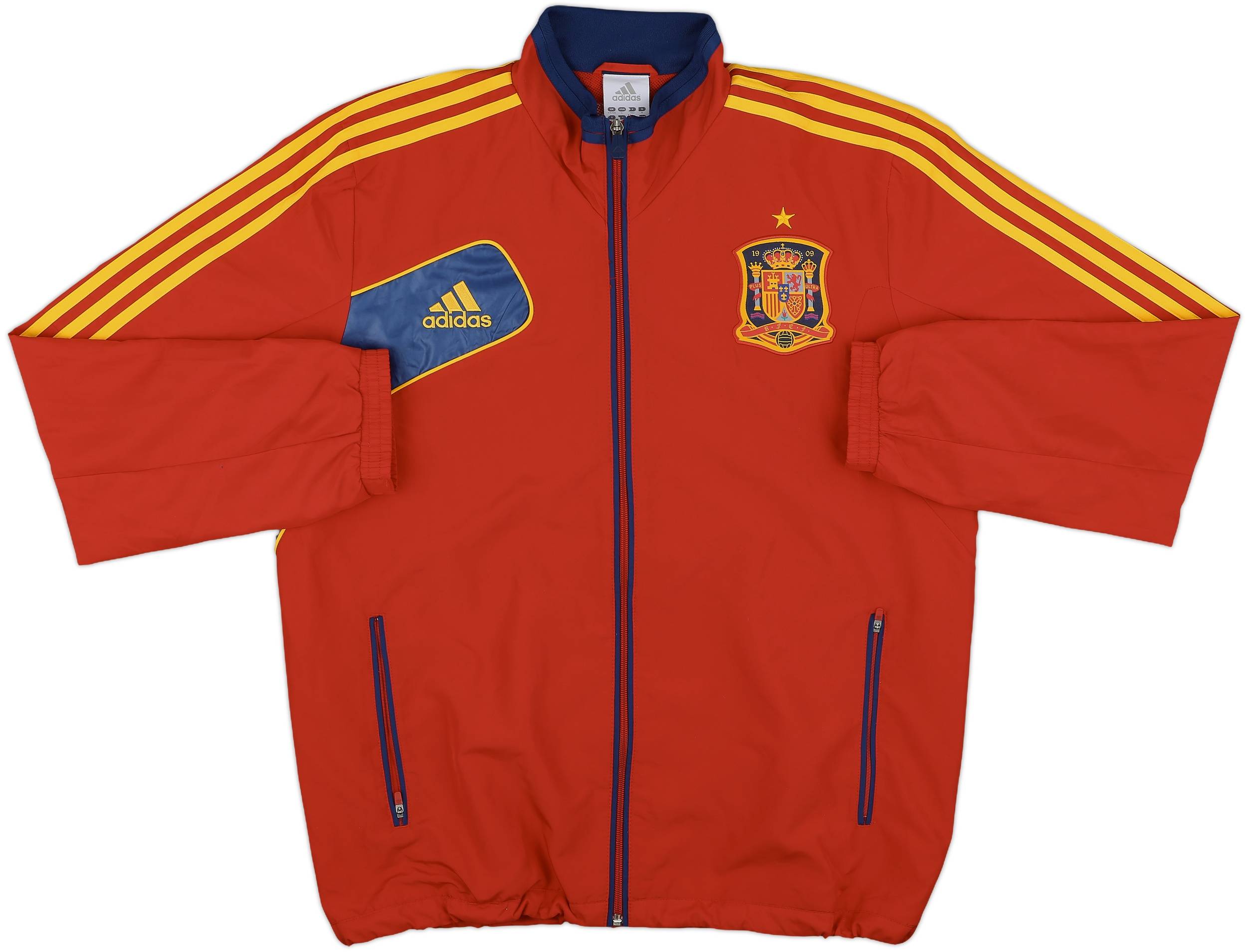 2012-13 Spain adidas Track Jacket - 8/10 - (L/XL)