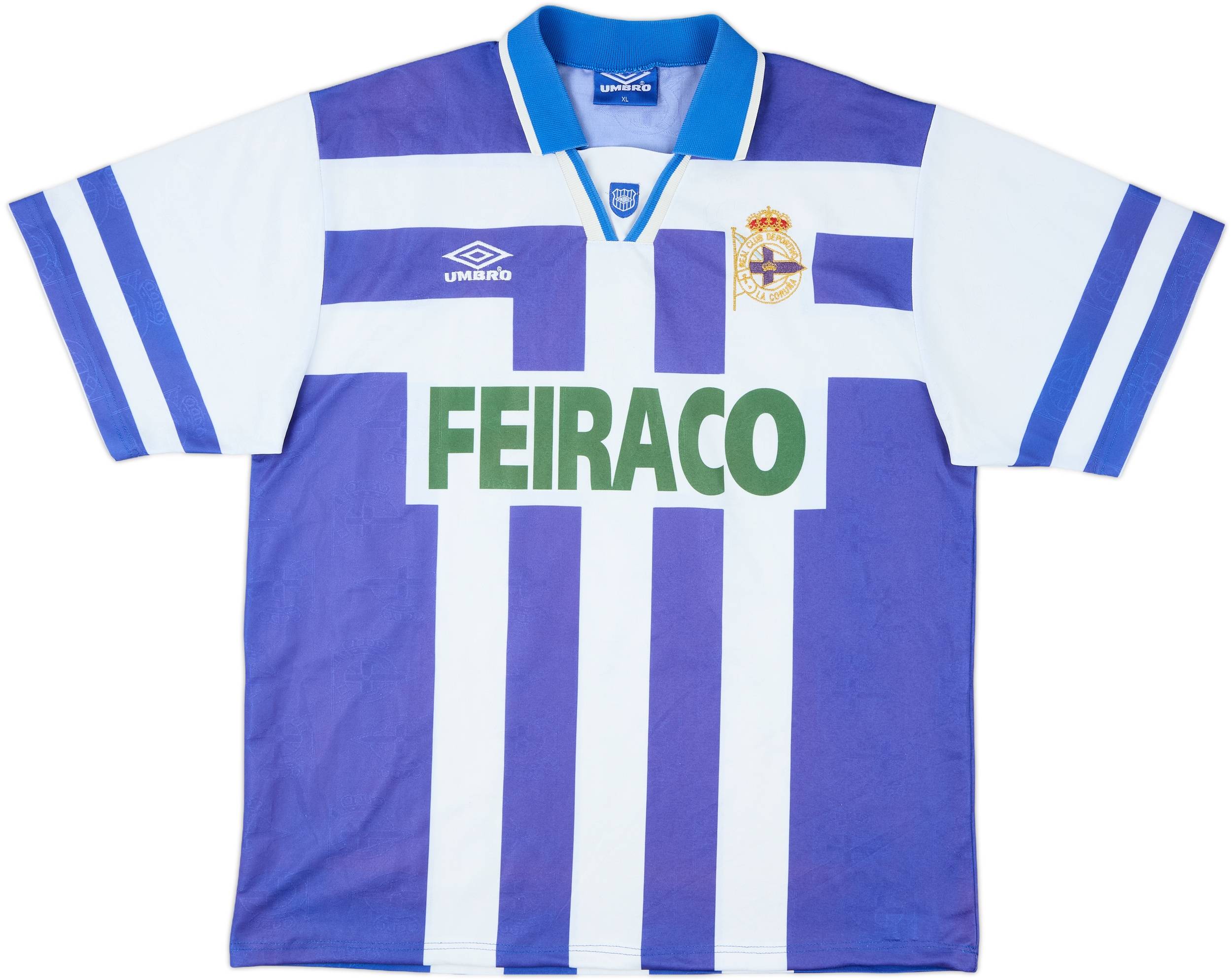 1994-97 Deportivo Home Shirt - 7/10 - (XL)