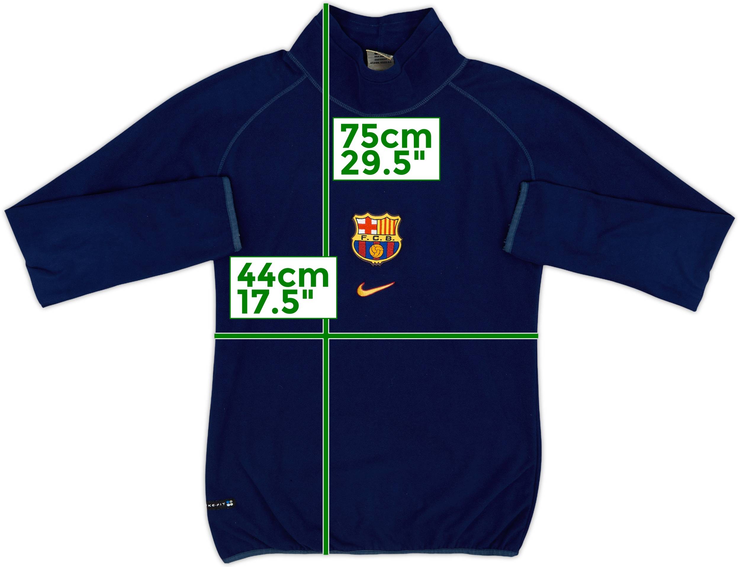 トップス Vtg 90s Nike Team FC.Barcelona Sweats XL Vintage 90's Nike Fc Barcelona Football Sweatshirt Soccer
