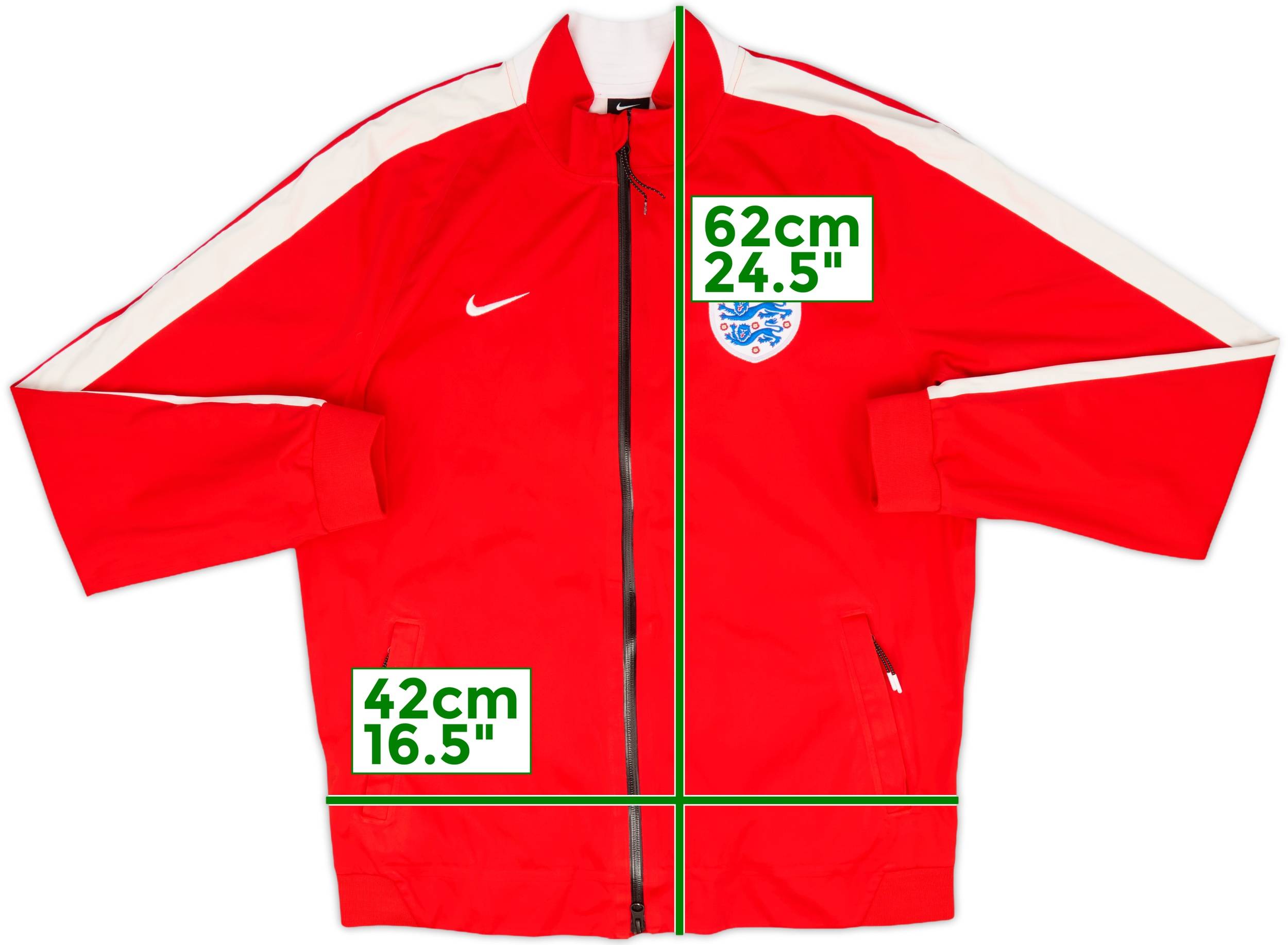 2014-15 England Player Issue Nike Track Jacket 10/10 (L)
