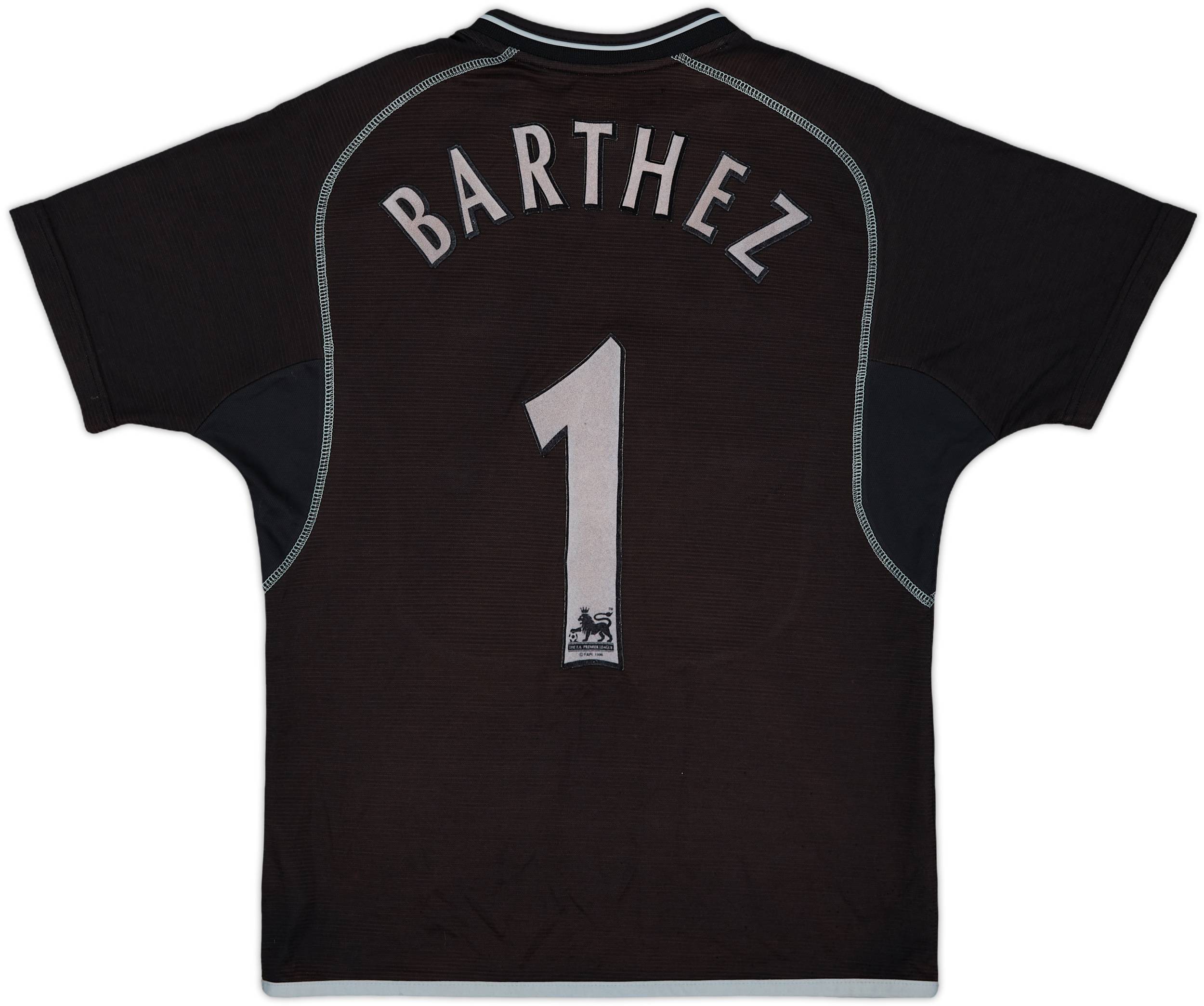 2000-02 Manchester United GK Shirt Barthez #1 - 5/10 - (L.Boys)