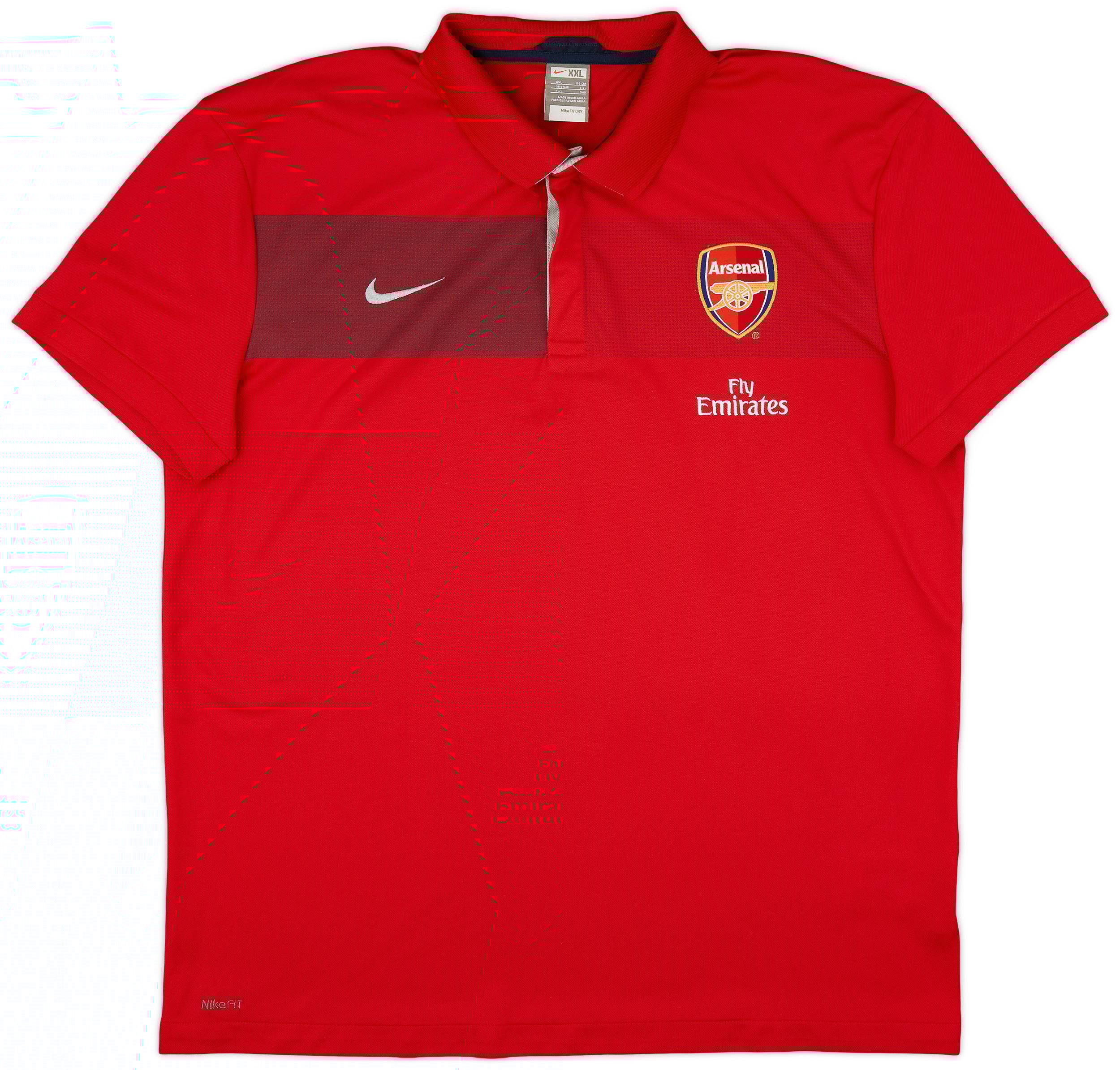 2009-10 Arsenal Nike Polo Shirt - 8/10 - (XXL)