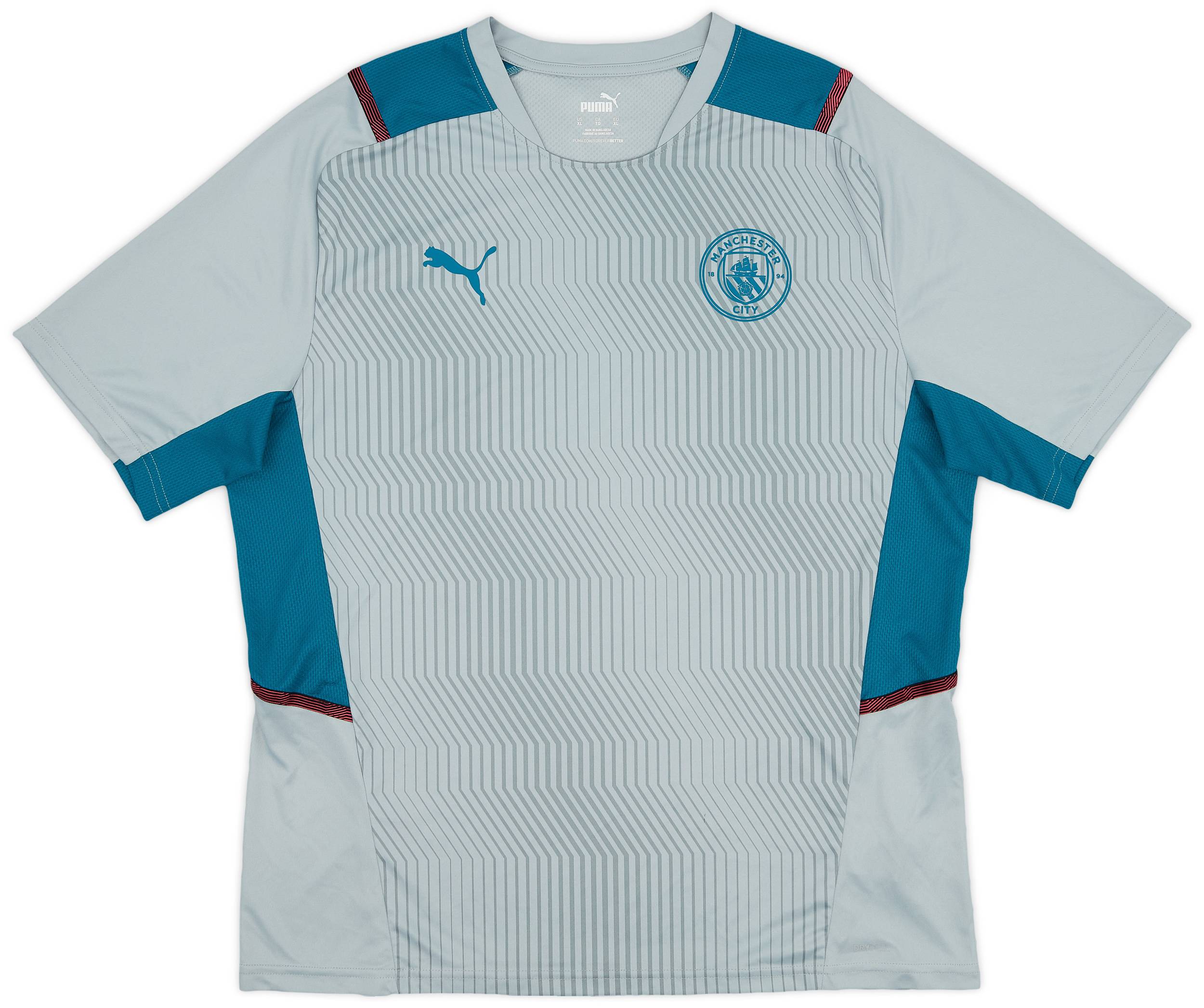 2021-22 Manchester City Puma Training Shirt - 8/10 - (XL)