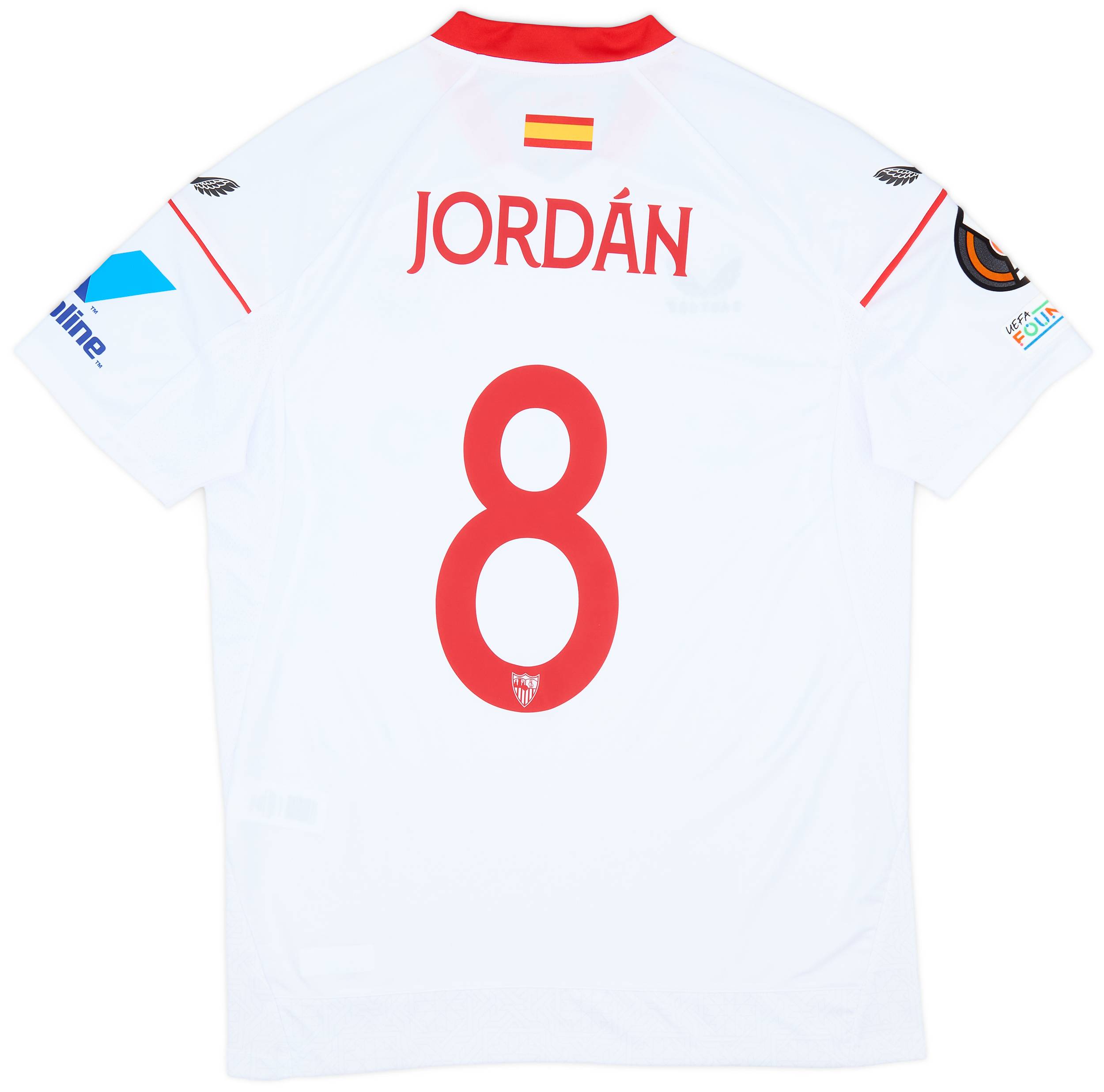 2022 23 Sevilla Match Issue Europa Issue Home Shirt Jordan 8