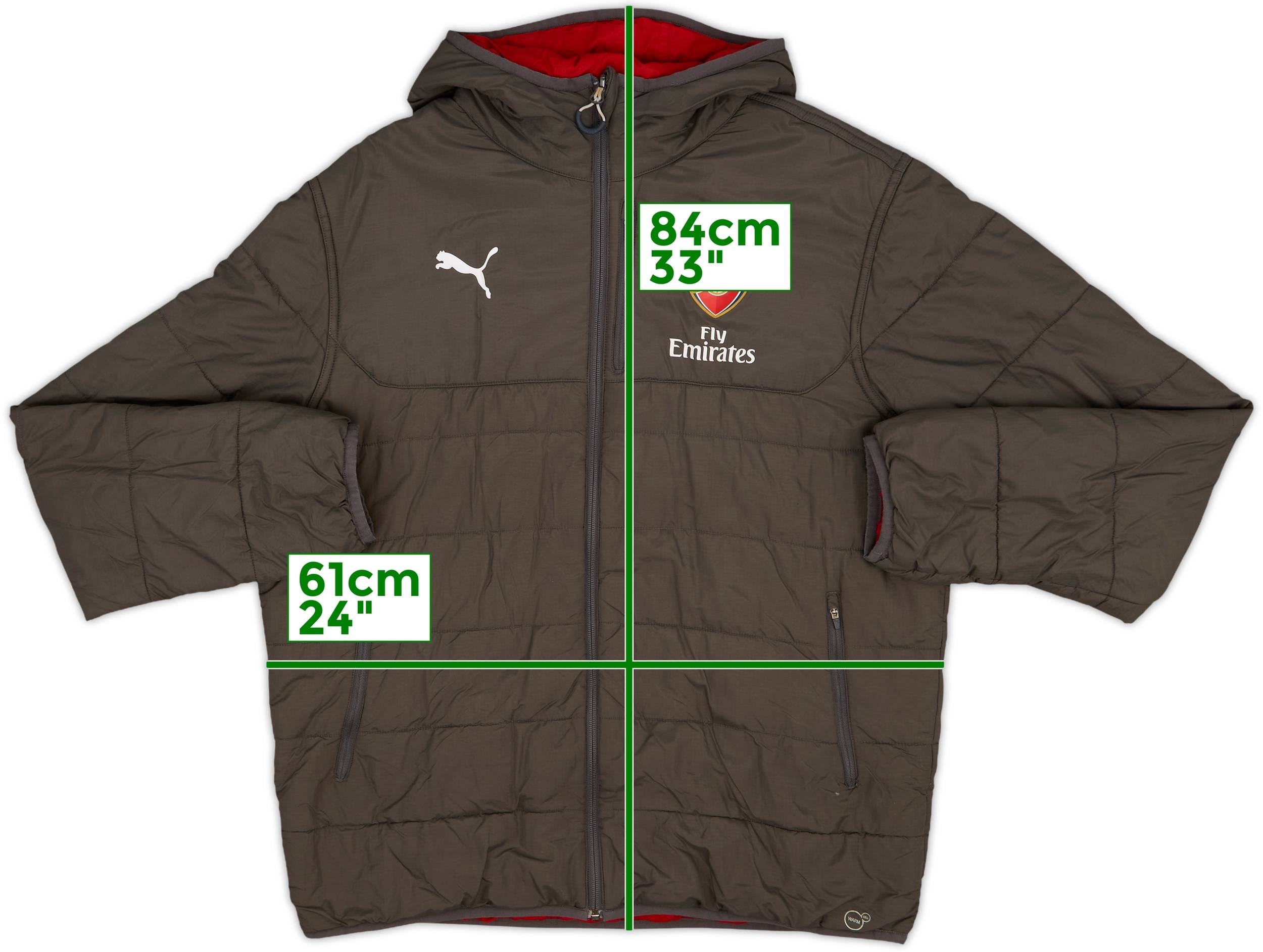 ウェア England Arsenal FC naylon jacket xs PUMA ARSENAL FC FOOTBALL BLACK JACKET ORIGINAL PUMA 751695 SIZE M