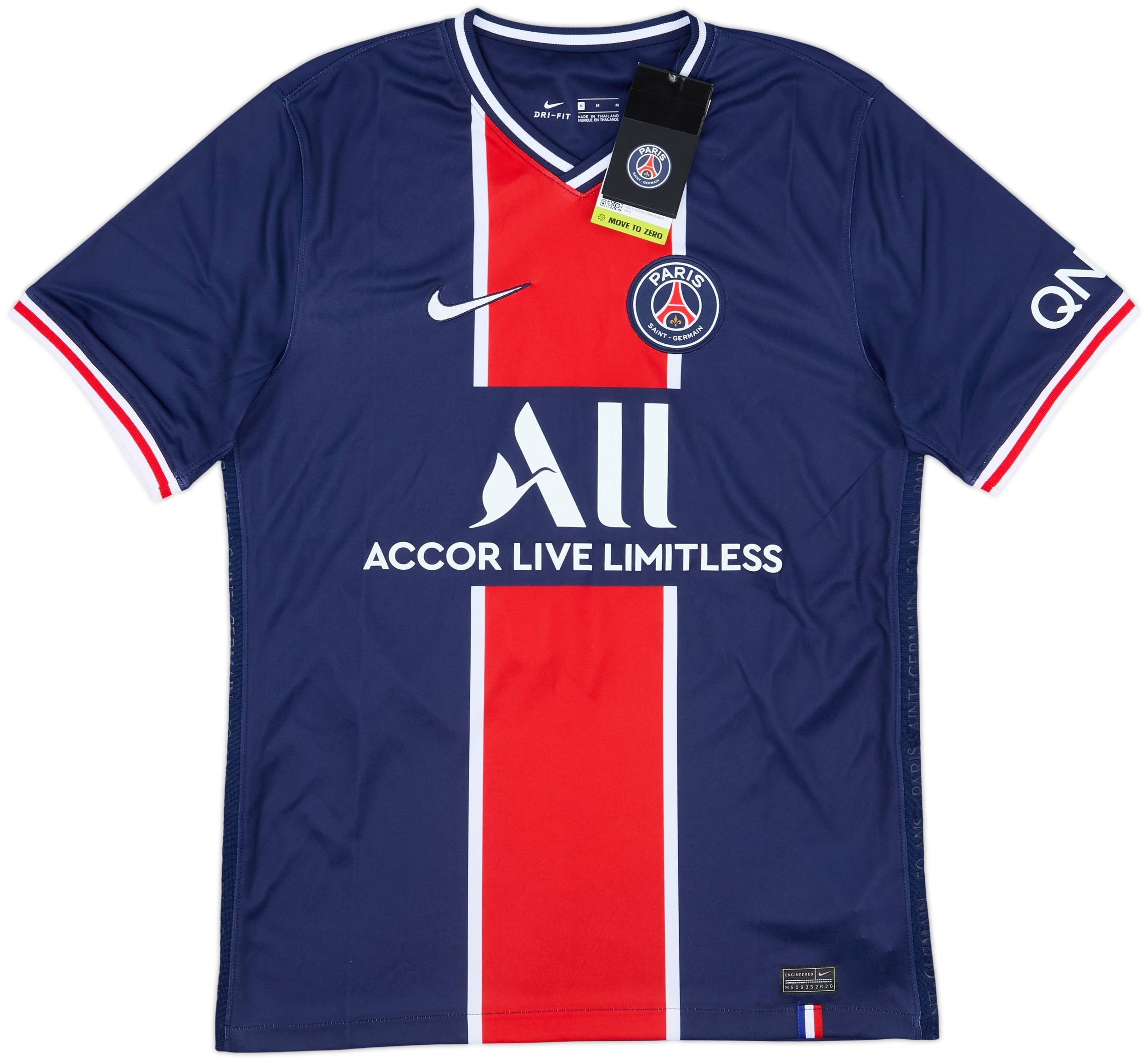 2020-21 Paris Saint-Germain Home Shirt Mbappe #7 (M)