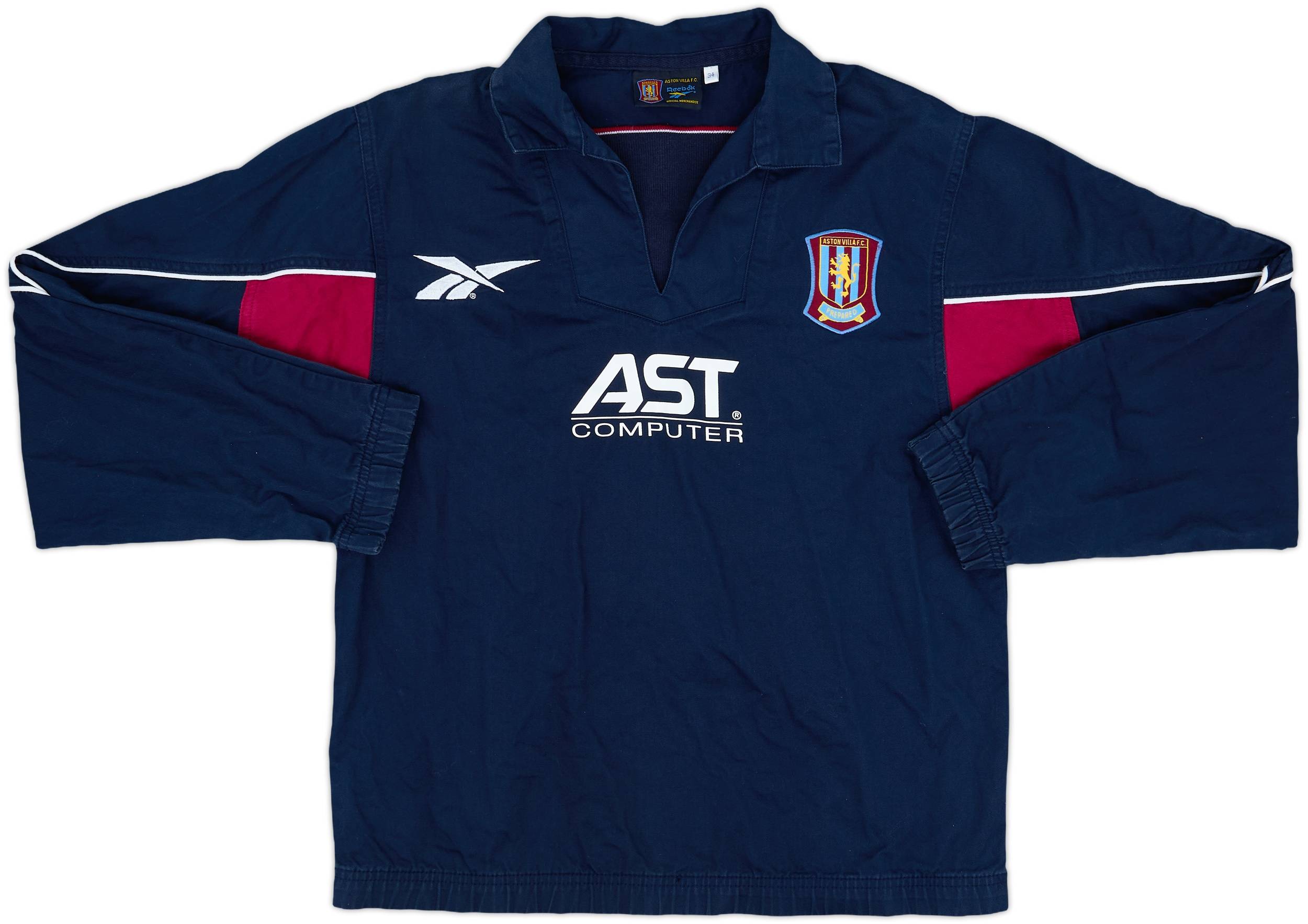1997-98 Aston Villa Reebok Drill Top - 9/10 - (XL.Boys)