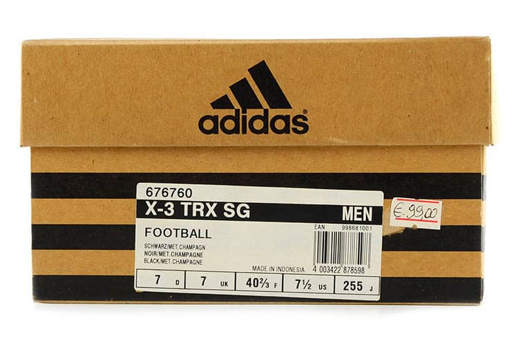 2002 adidas X-3 Football Boots *In Box* SG 7