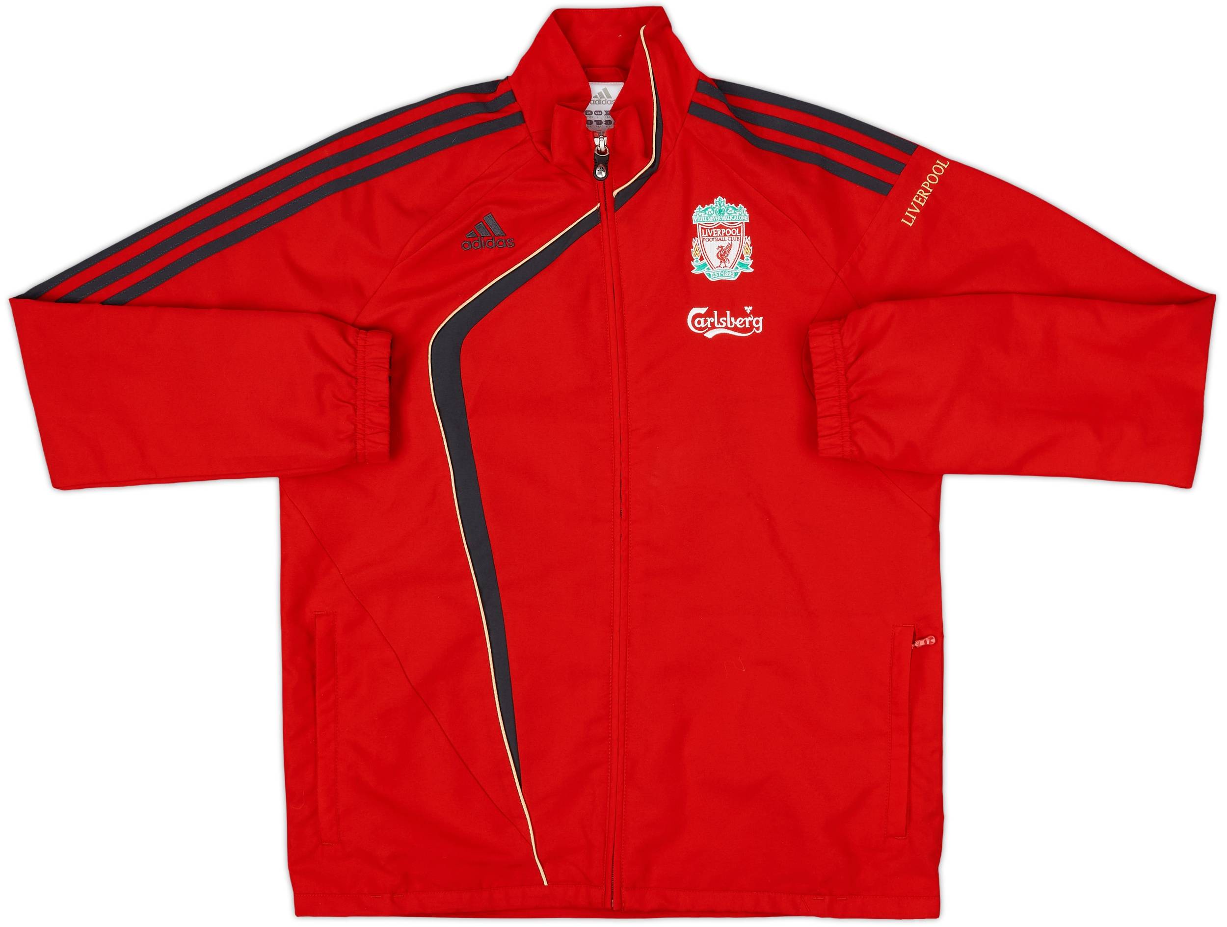 2009-10 Liverpool adidas Track Jacket - 9/10 - (L.Boys)