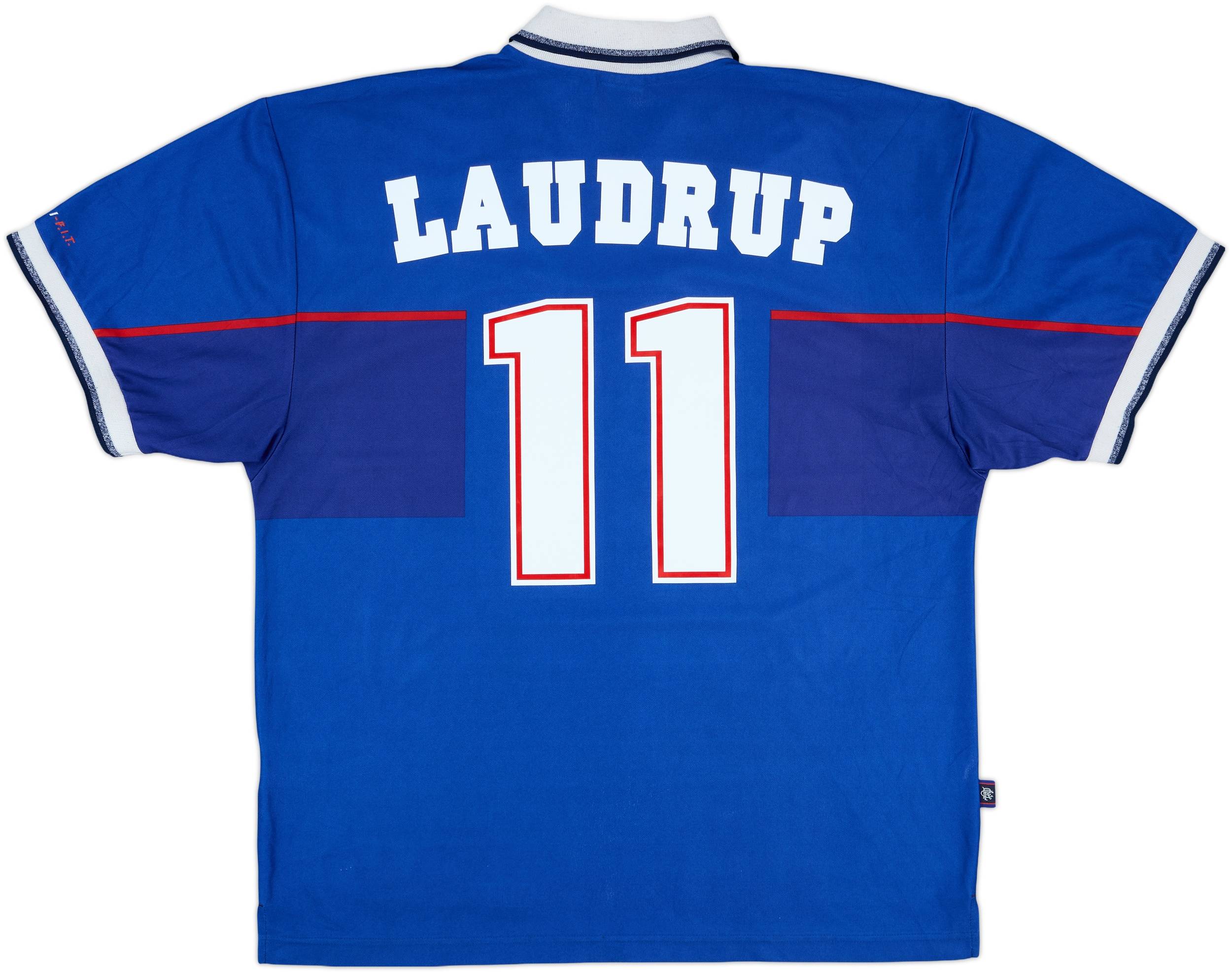1997-99 Rangers Home Shirt Laudrup #11 - 9/10 - (XXL)