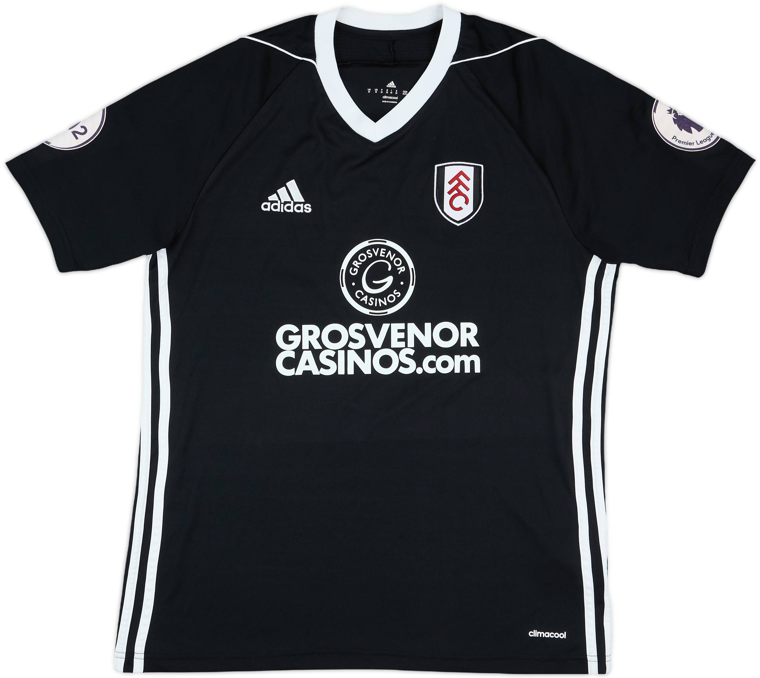 2017-18 Fulham Match Issue Away Shirt #16