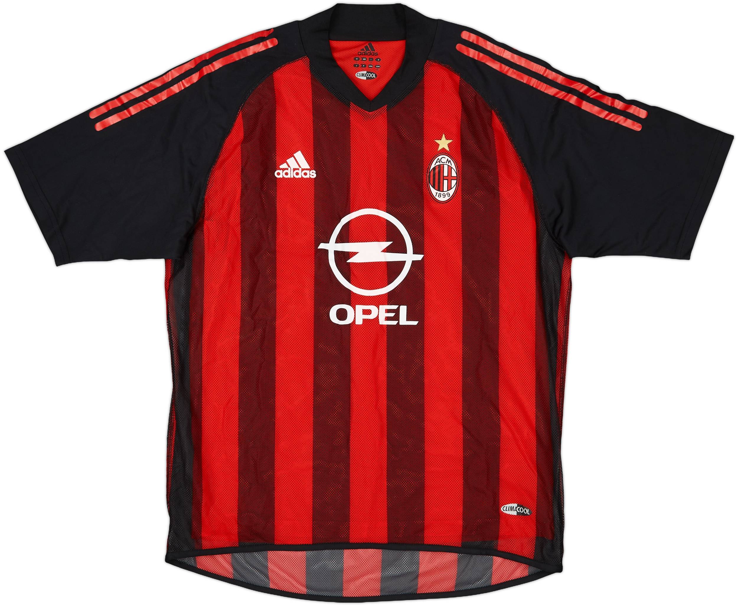 ウェア 2002-03 AC Milan adidas OPEL  Shirt 2002-03 AC Milan Special Edition Player Issue Home Shirt