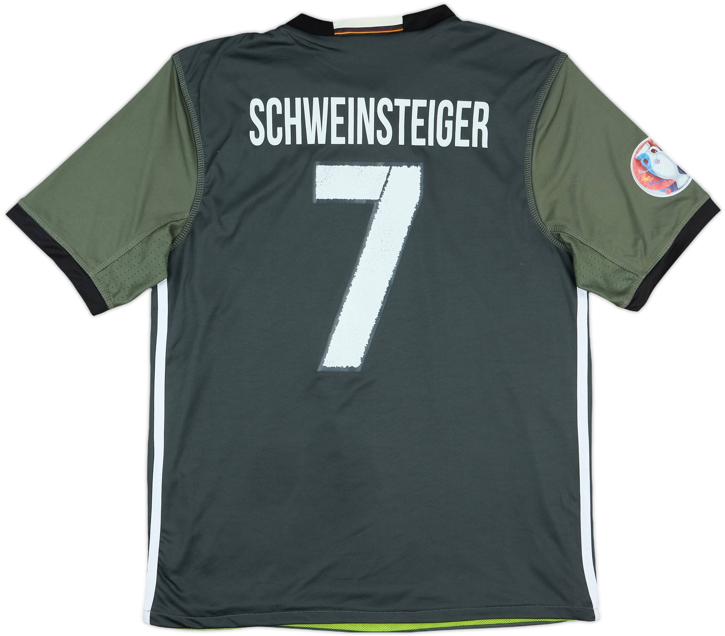 2015-17 Germany Away Shirt Schweinsteiger #7 - 8/10 - (S)