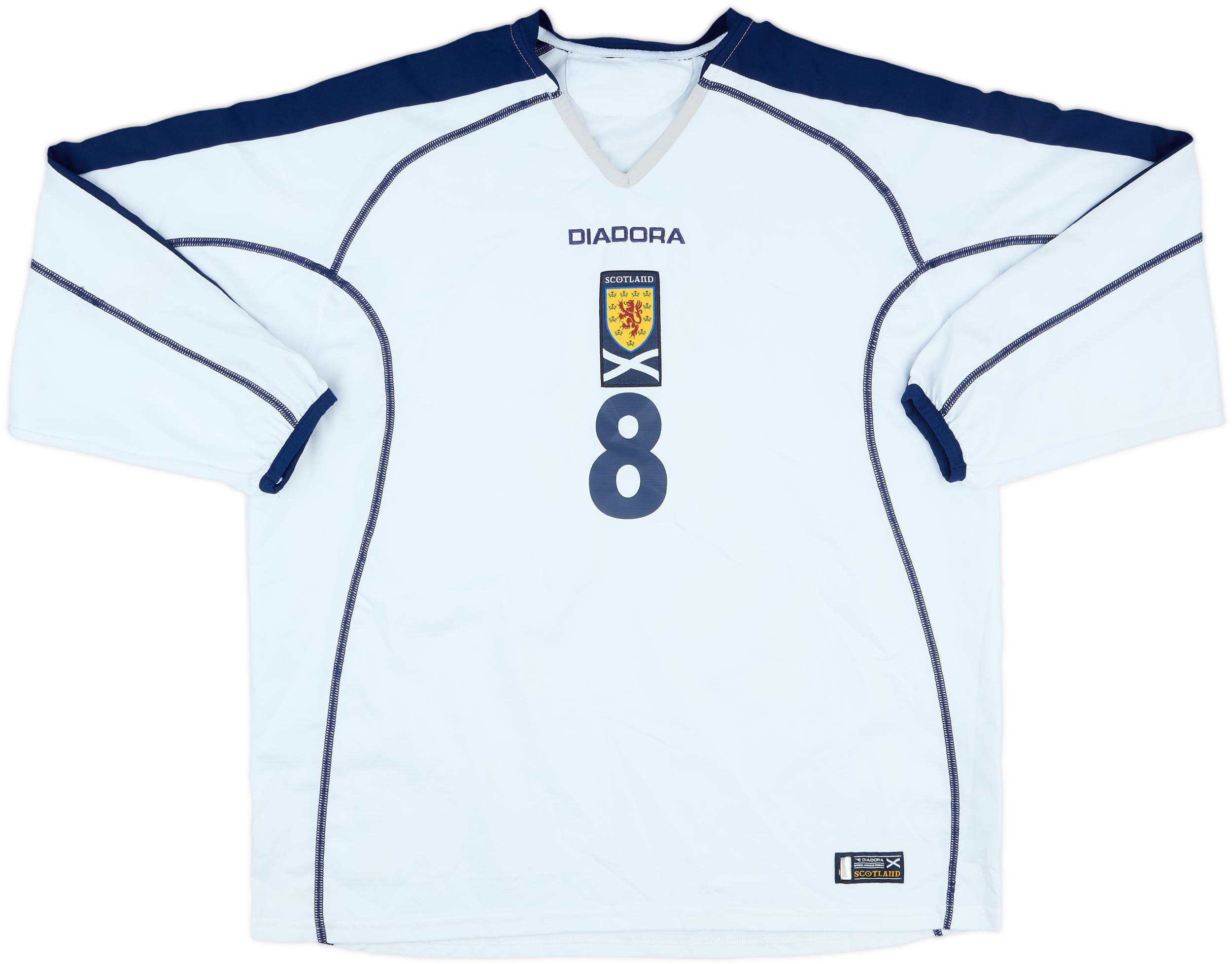 2003-05 Scotland Women Match Issue Away L/S Shirt #8