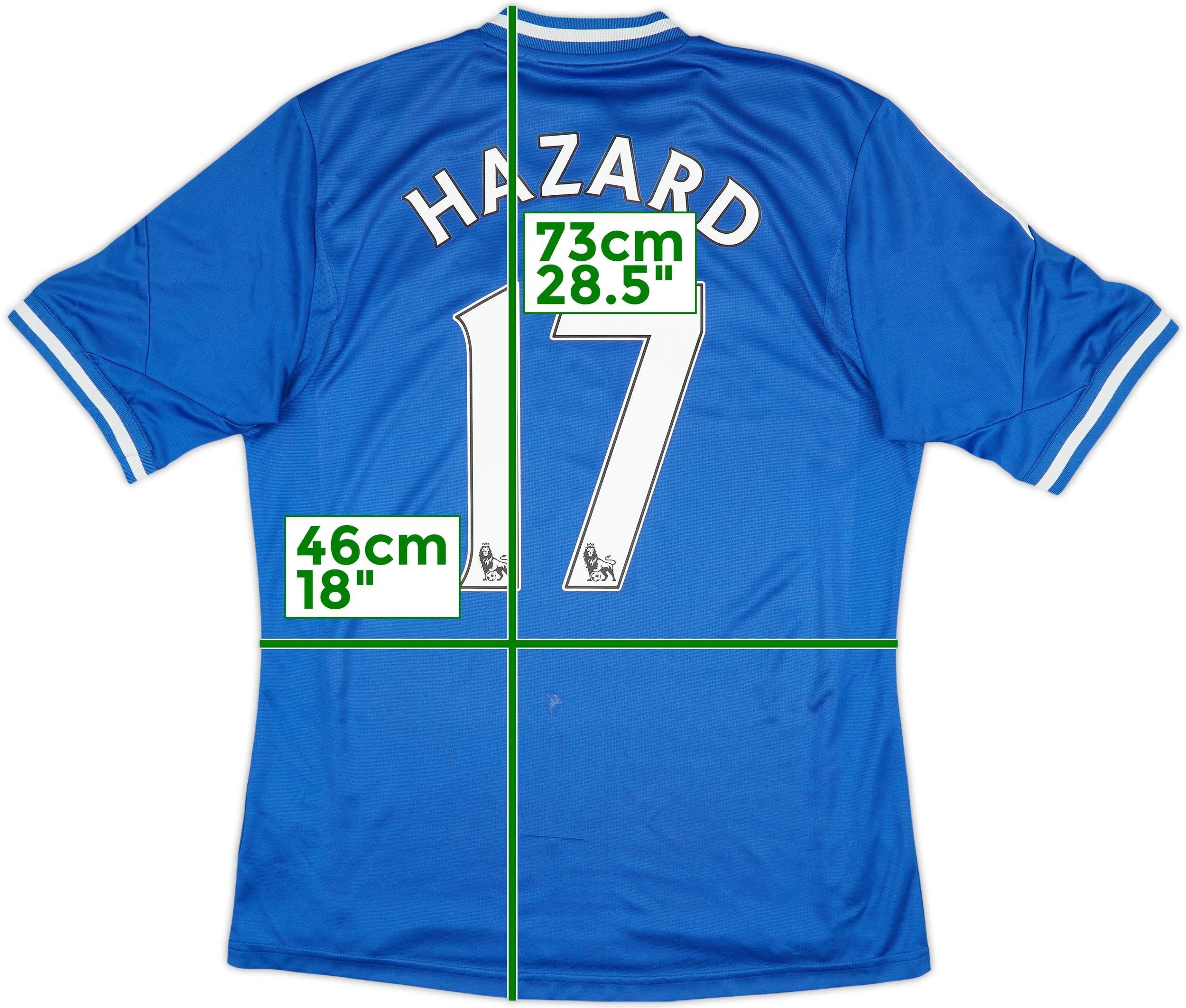 2013-14 Chelsea Home Shirt Hazard #17 - 8/10 - (M)