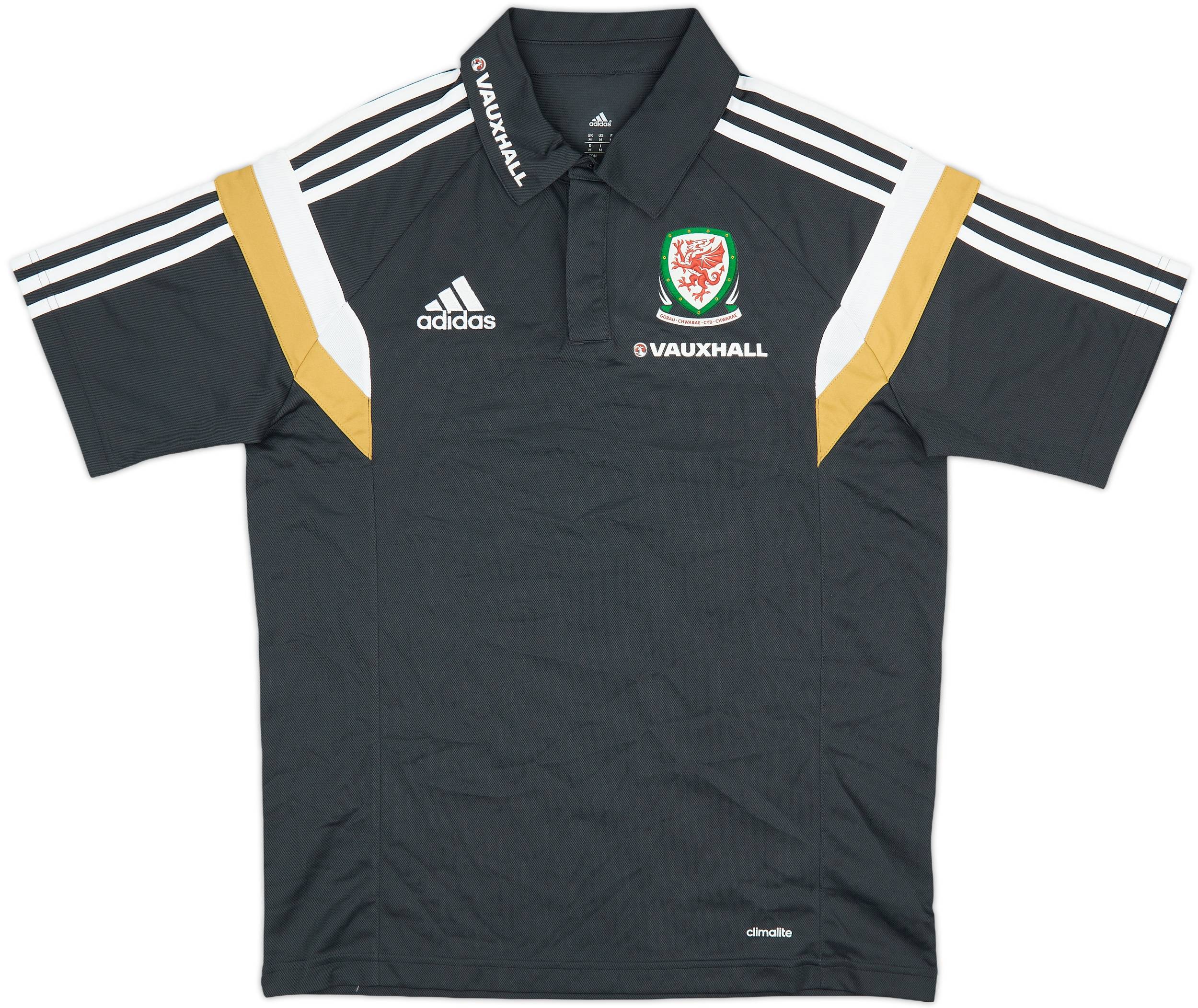 2014-15 Wales adidas Polo Shirt - 7/10 - (M)