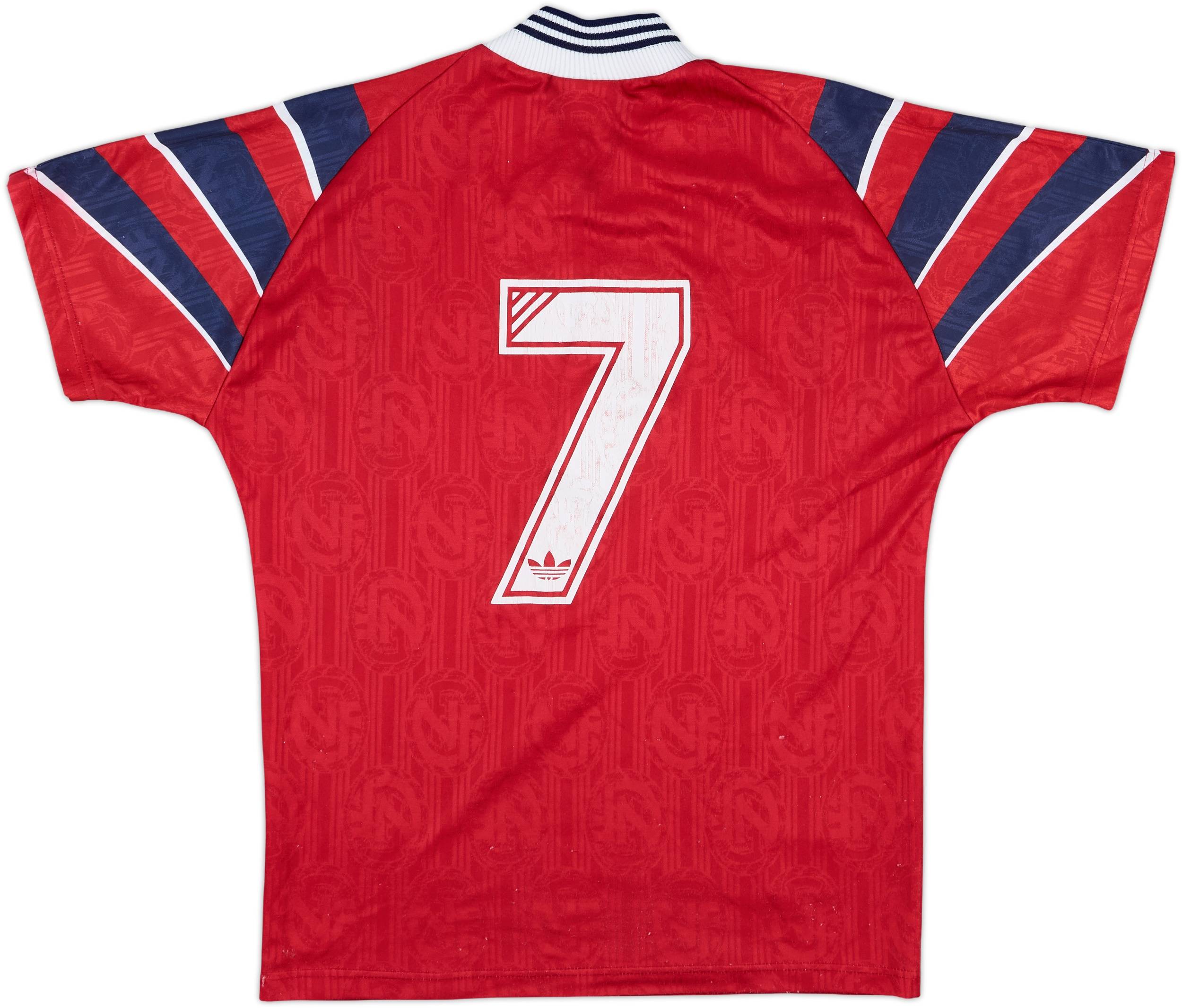 1996-97 Norway Player Issue Training/Home Shirt #7 - 8/10 - (S)