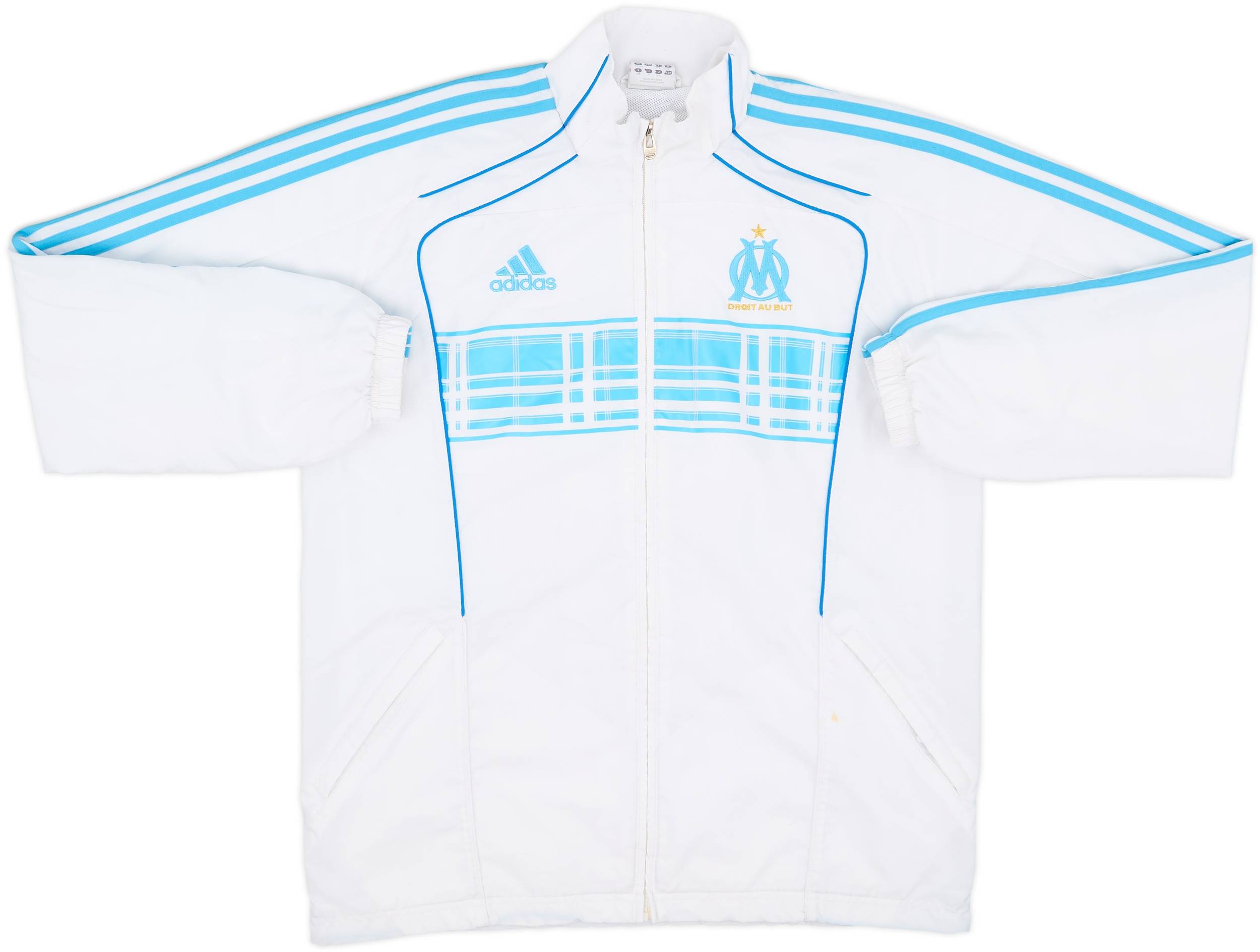 2010-11 Marseille adidas Track Jacket - 8/10 - (L)
