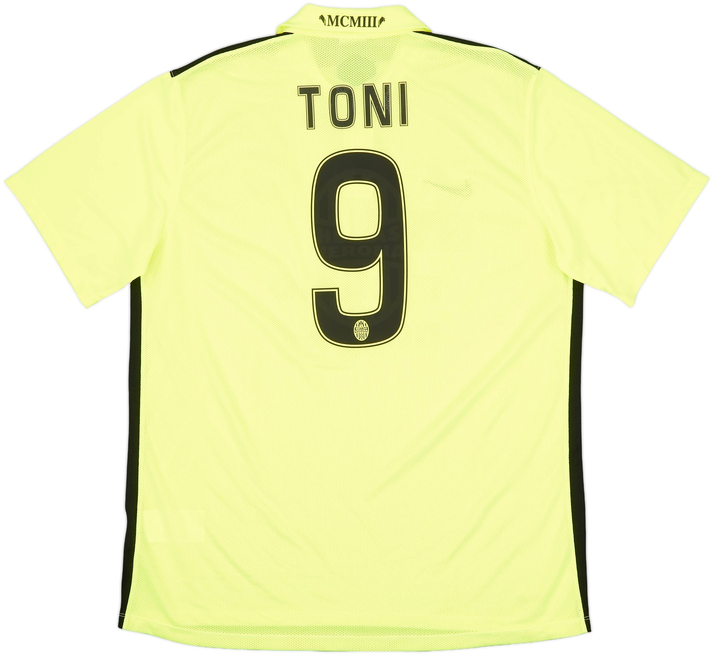 2015-16 Hellas Verona Third Shirt Toni #9 - 10/10 - (XL)