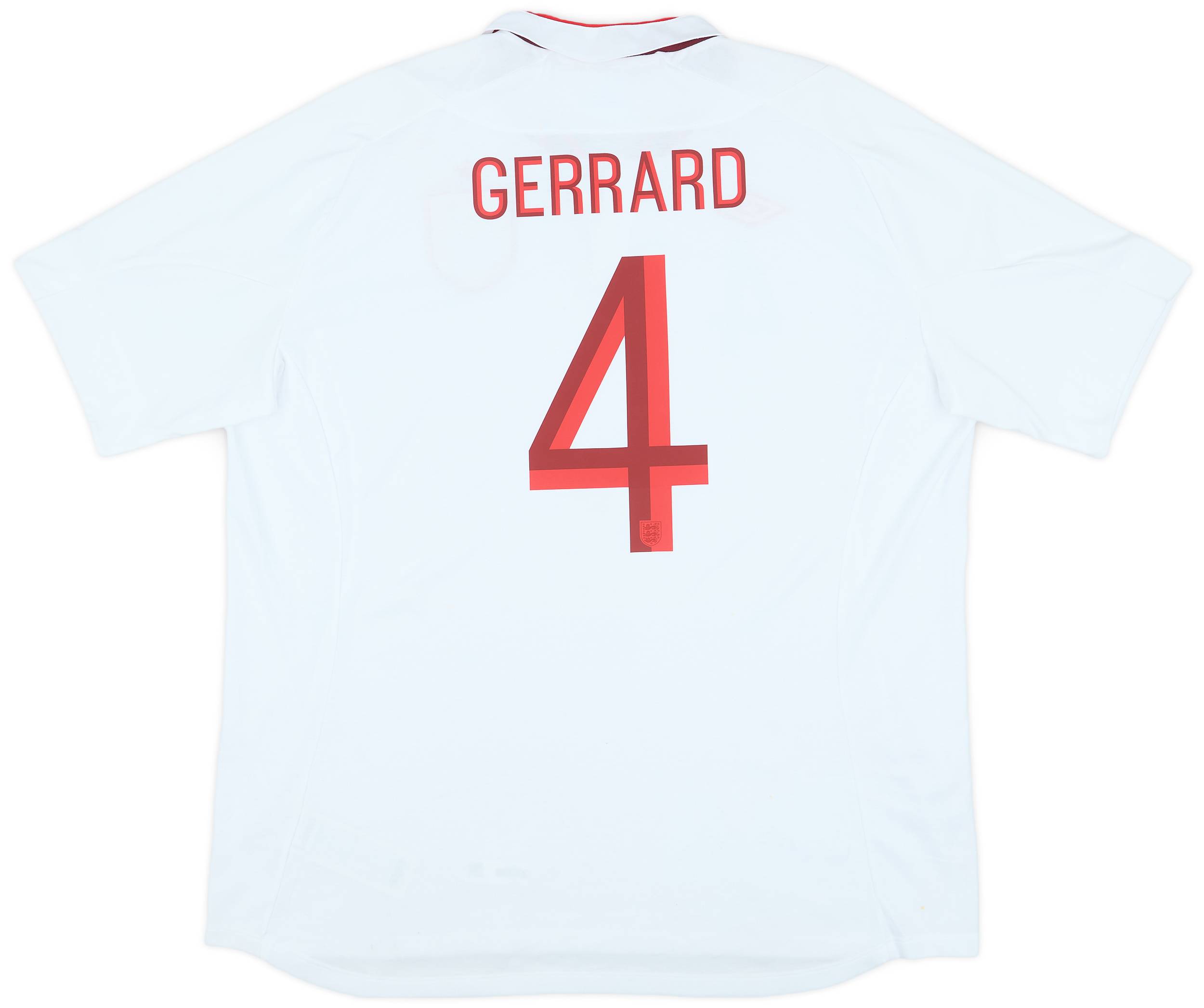 2012-13 England Home Shirt Gerrard #4 (XXL)