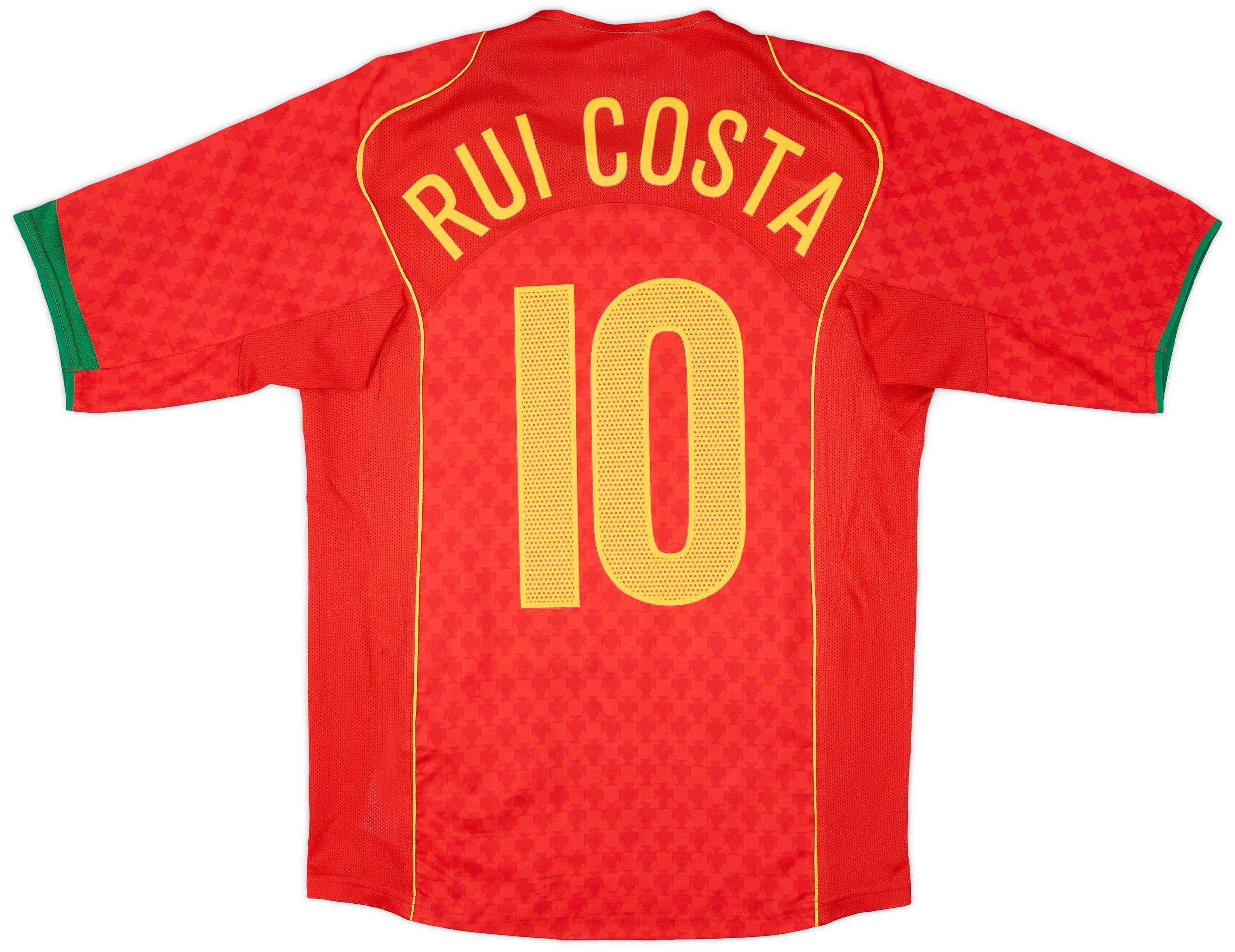 2004-06 Portugal Home Shirt Rui Costa #10 - 9/10 - (S)