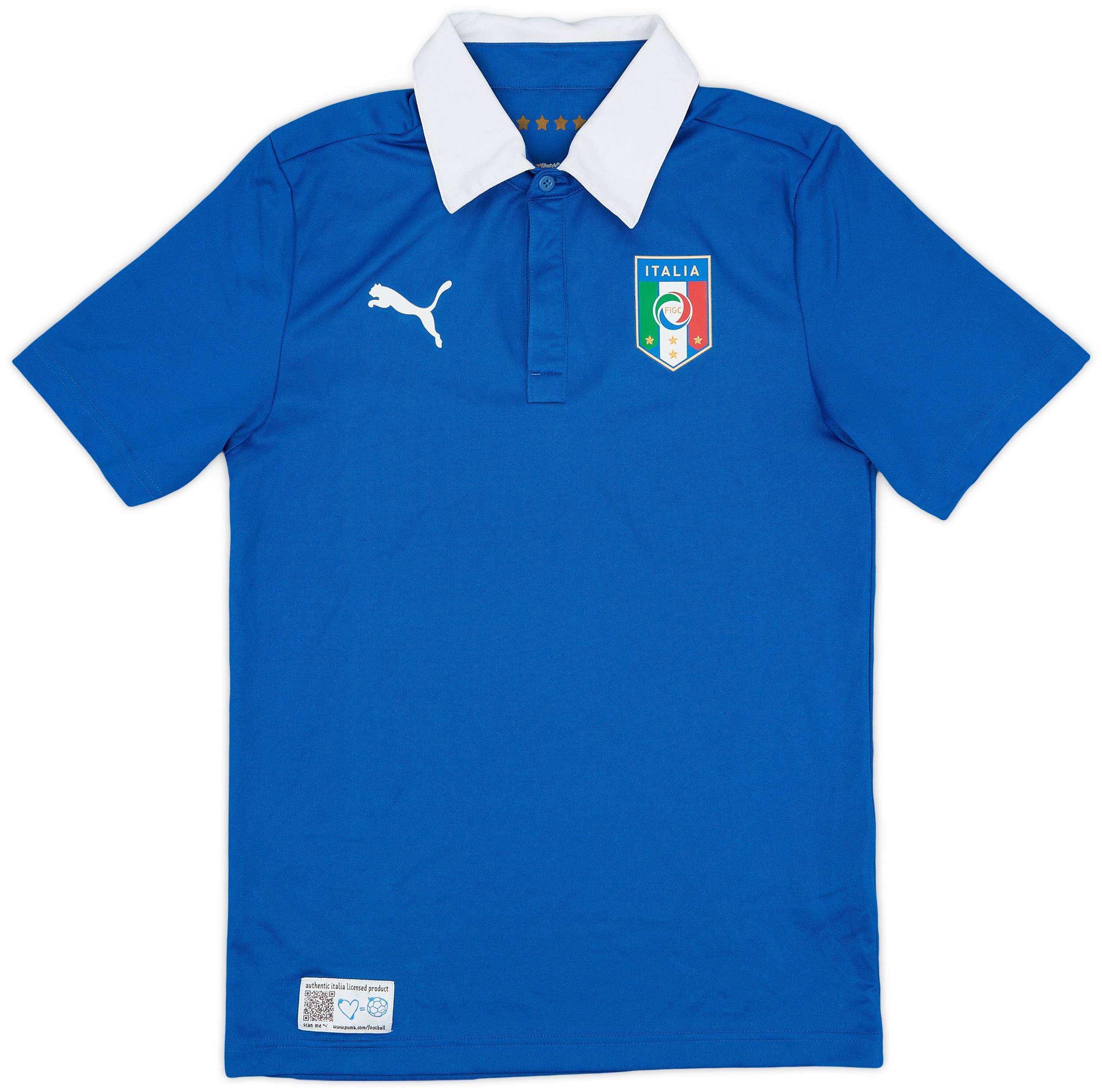 2012-13 Italy Basic Home Shirt - 8/10 - (XS)